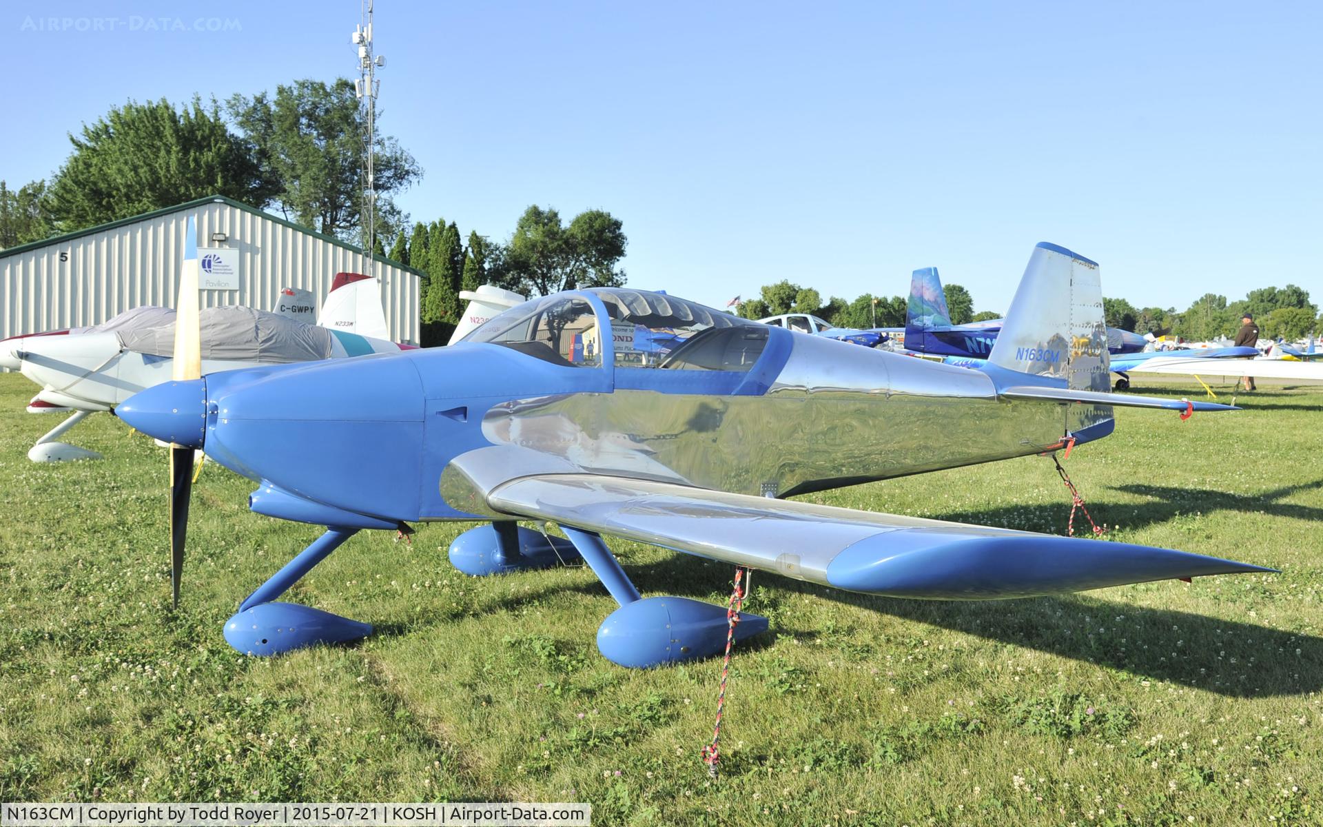 N163CM, Vans RV-6A C/N 22787, Airventure 2015