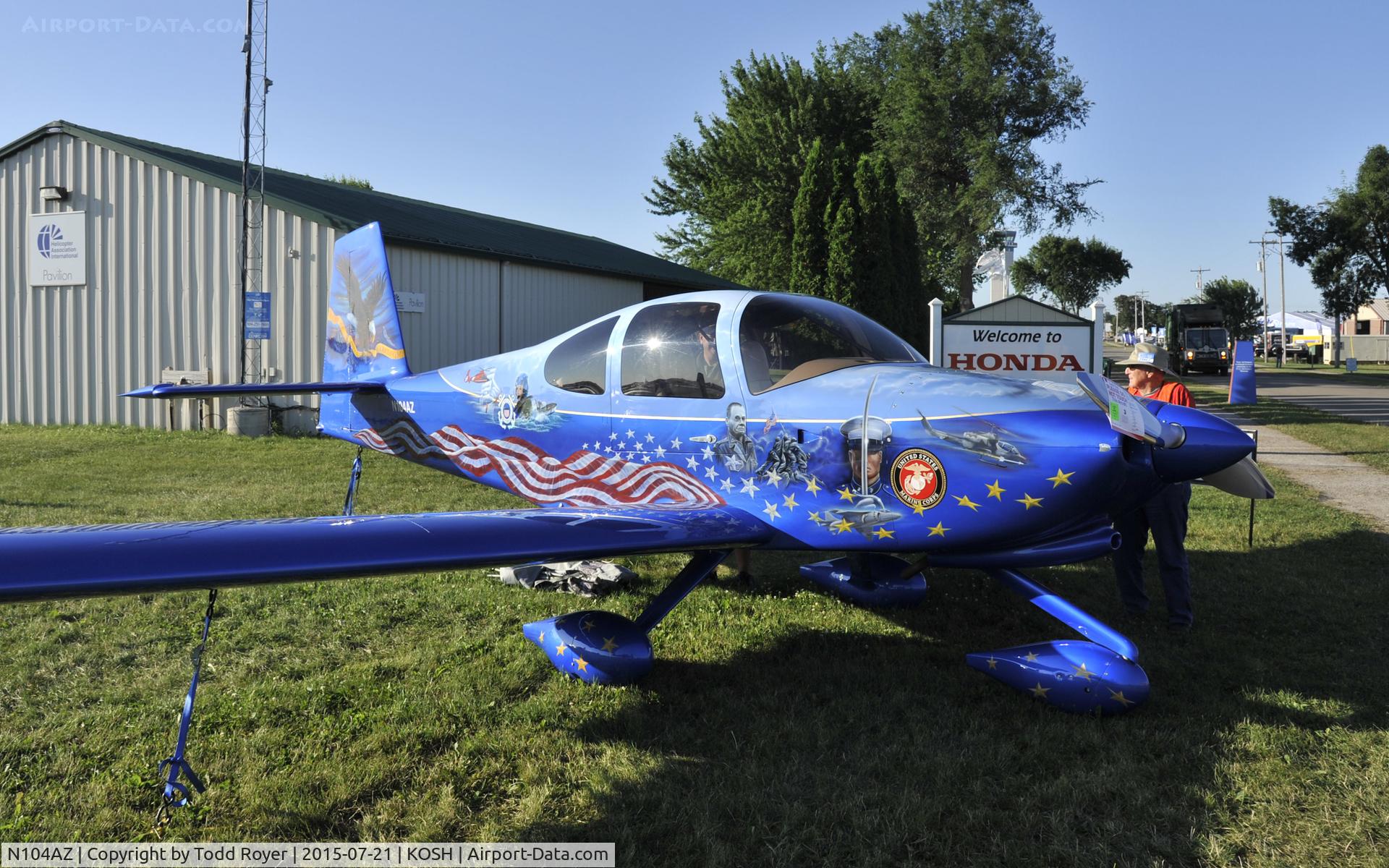 N104AZ, 2014 Vans RV-10 C/N 41226, Airventure 2015