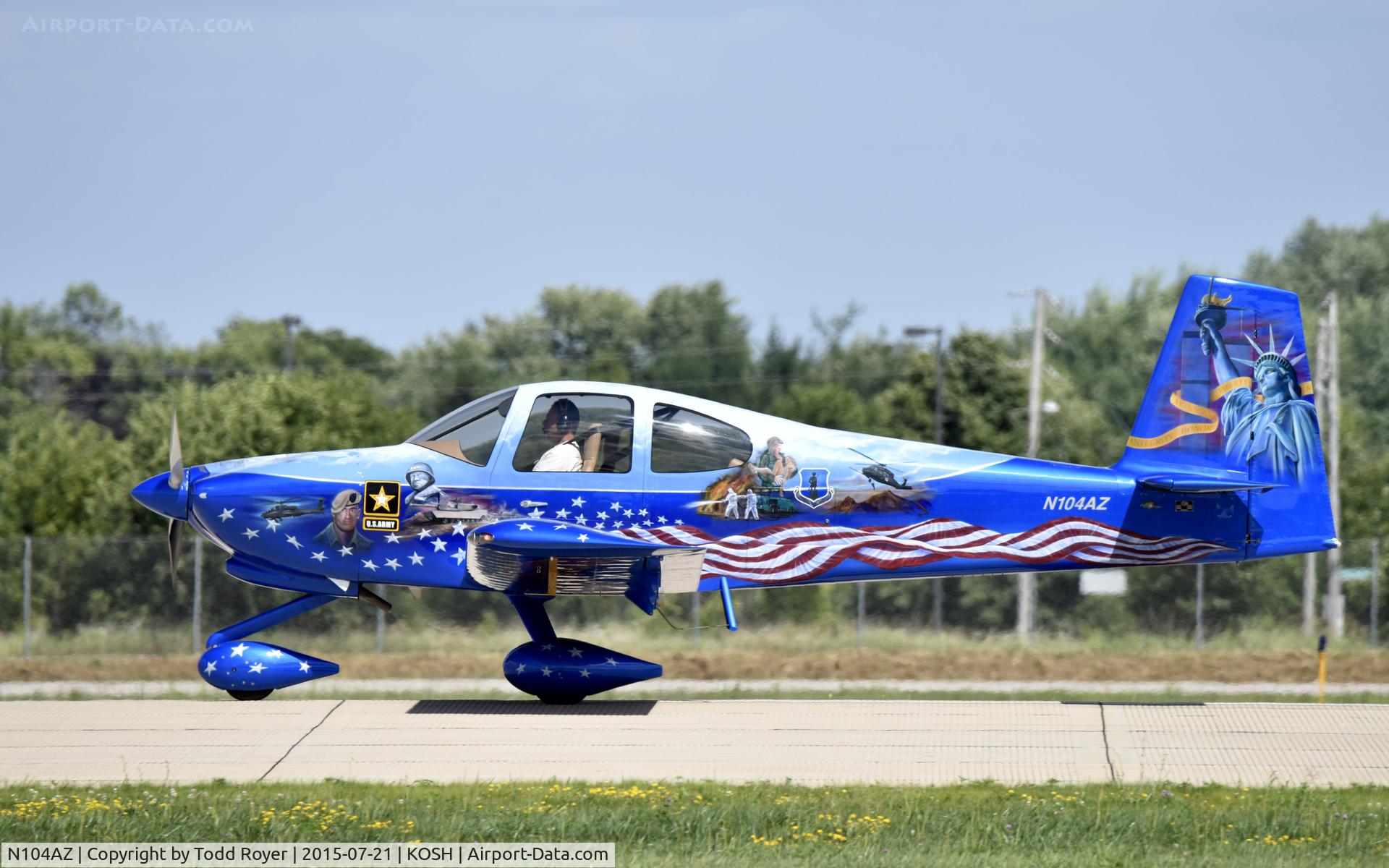 N104AZ, 2014 Vans RV-10 C/N 41226, Airventure 2015