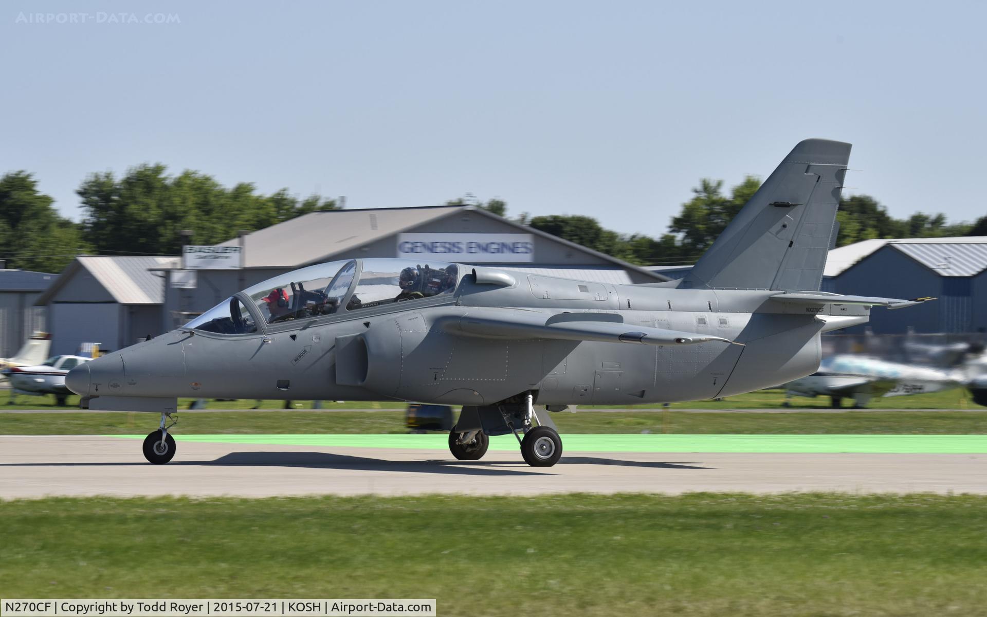 N270CF, 1985 SIAI-Marchetti S-211 C/N 009/02-006, Airventure 2015