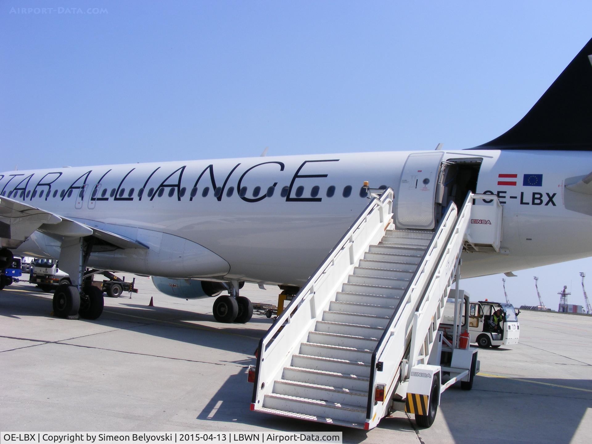 OE-LBX, 2002 Airbus A320-214 C/N 1735, Varna Airport