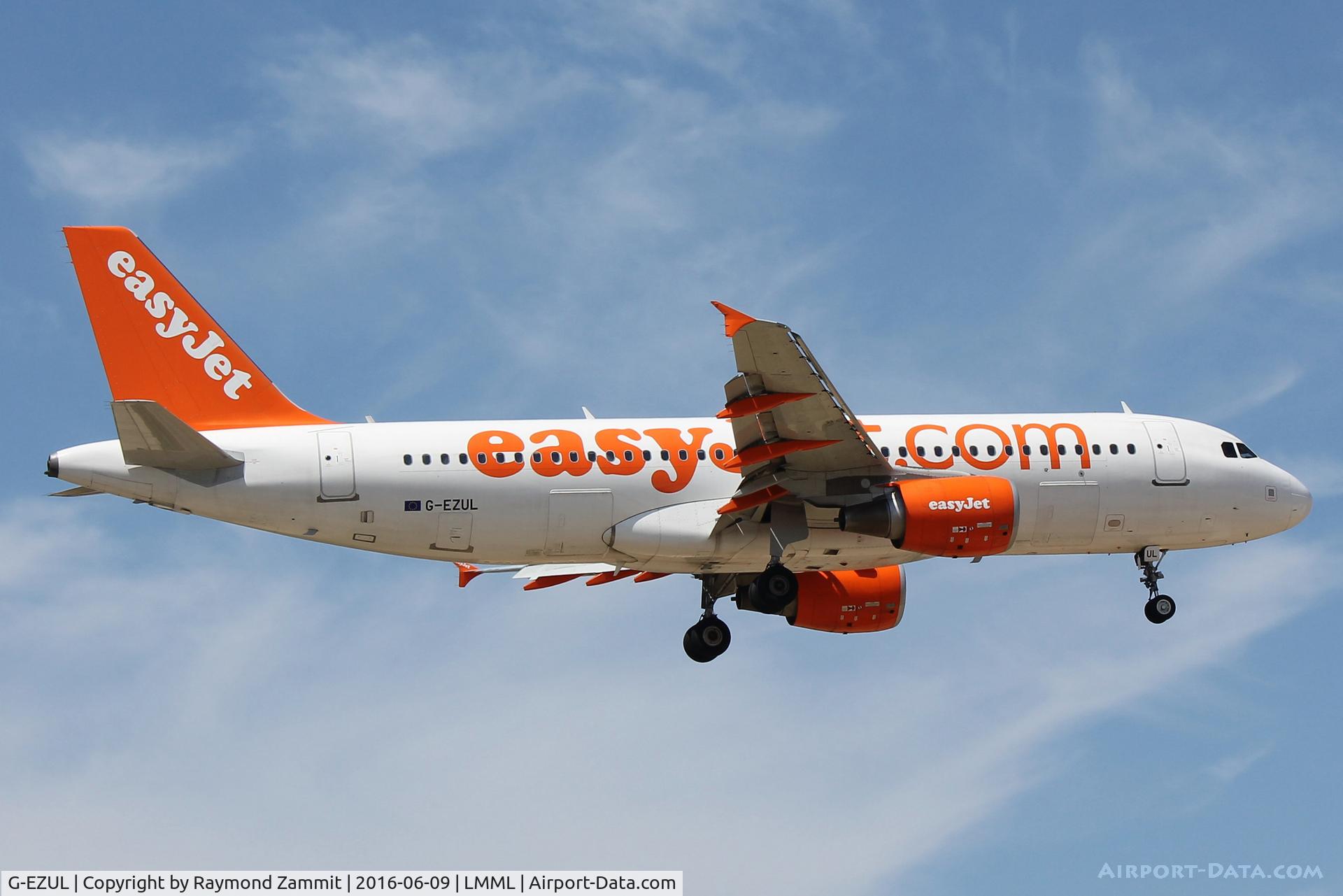 G-EZUL, 2012 Airbus A320-214 C/N 5019, A320 G-EZUL Easyjet