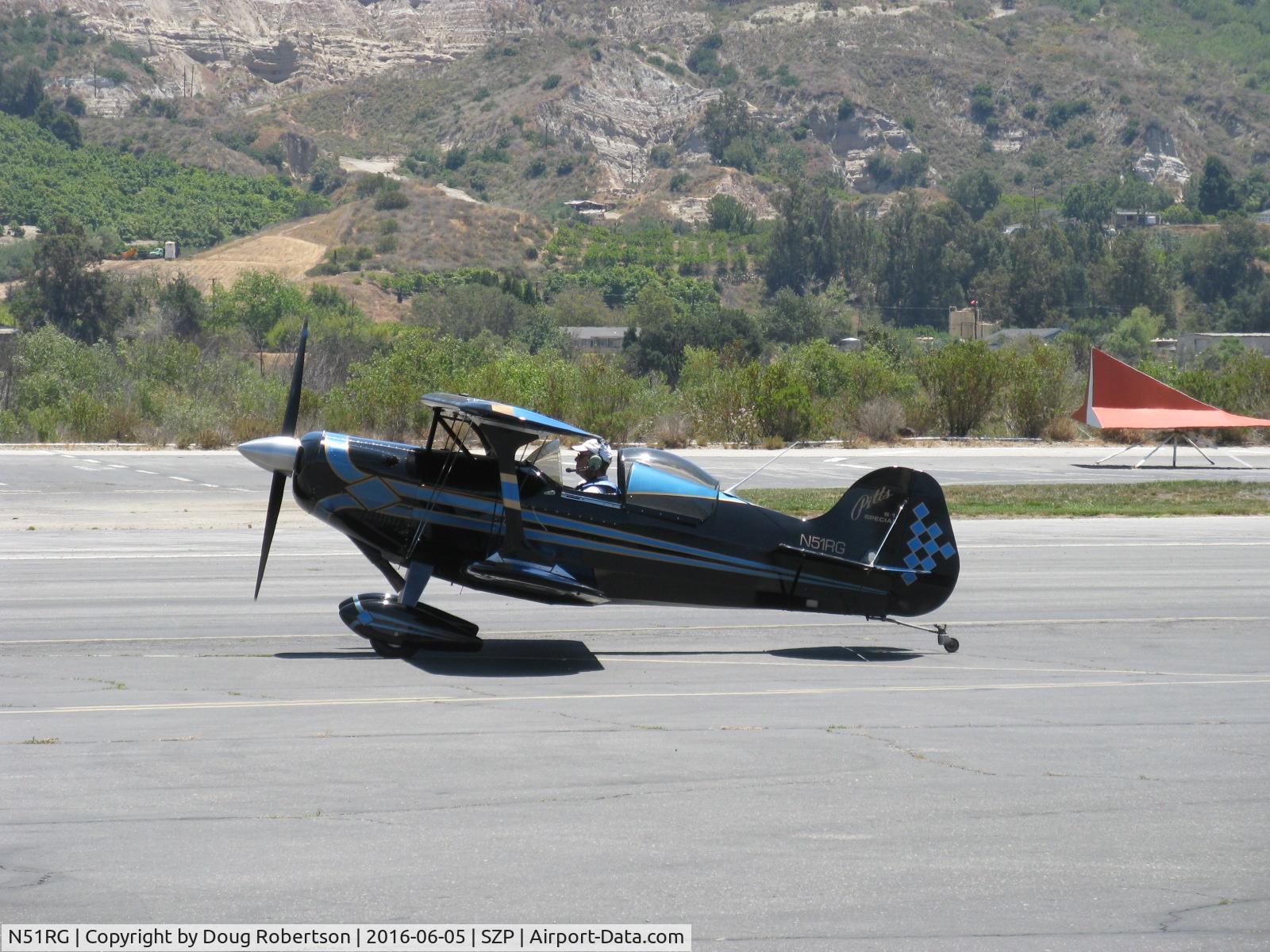 N51RG, Pitts S-1 Special C/N 110551, 1999 Griffin Pitts S-1 SPECIAL, single seat two ailerons model, taxi to Rwy 22