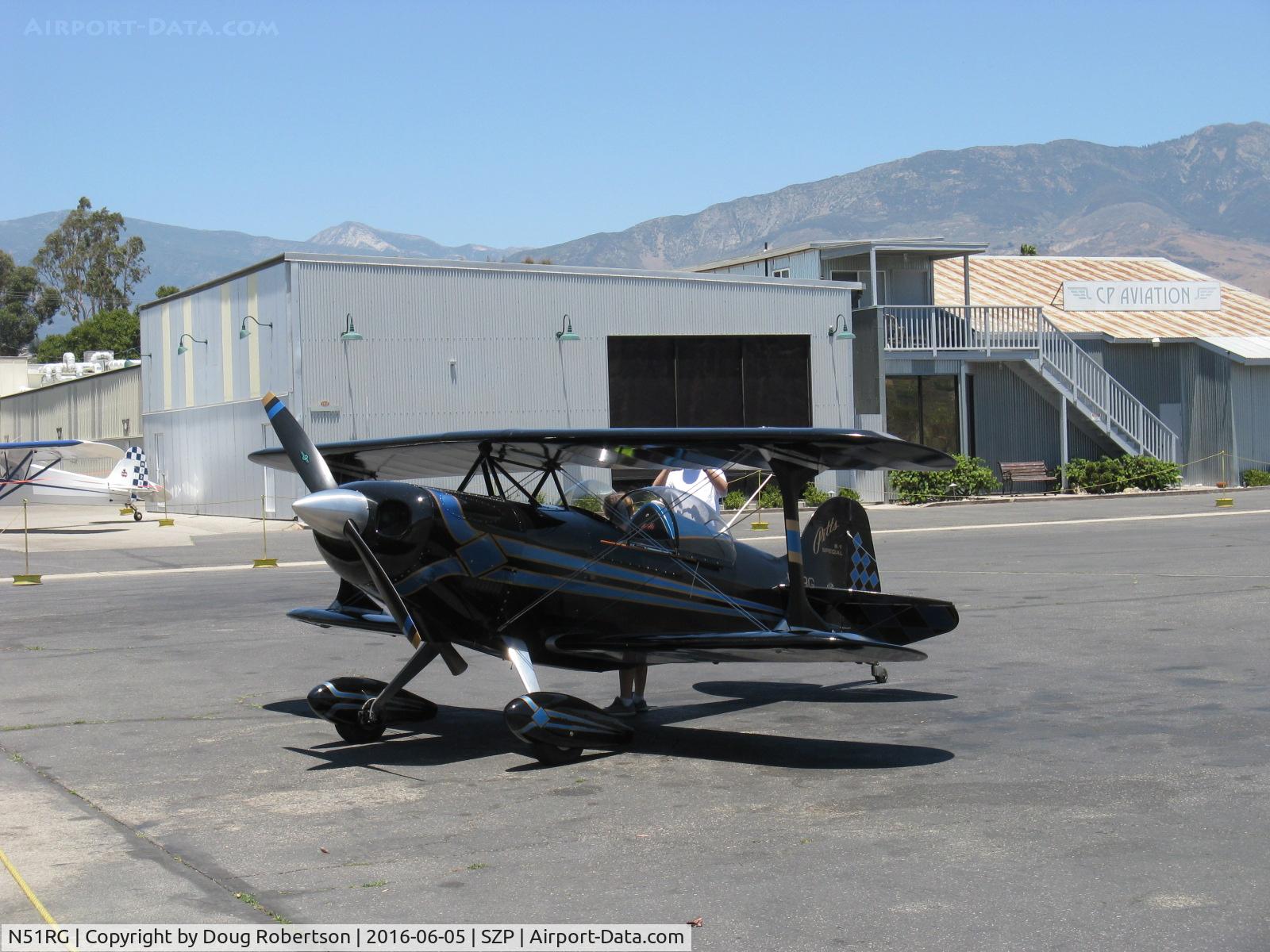 N51RG, Pitts S-1 Special C/N 110551, 1999 Griffin Pitts S-1 SPECIAL, single seat two ailerons version, at SZP Fuel Dock