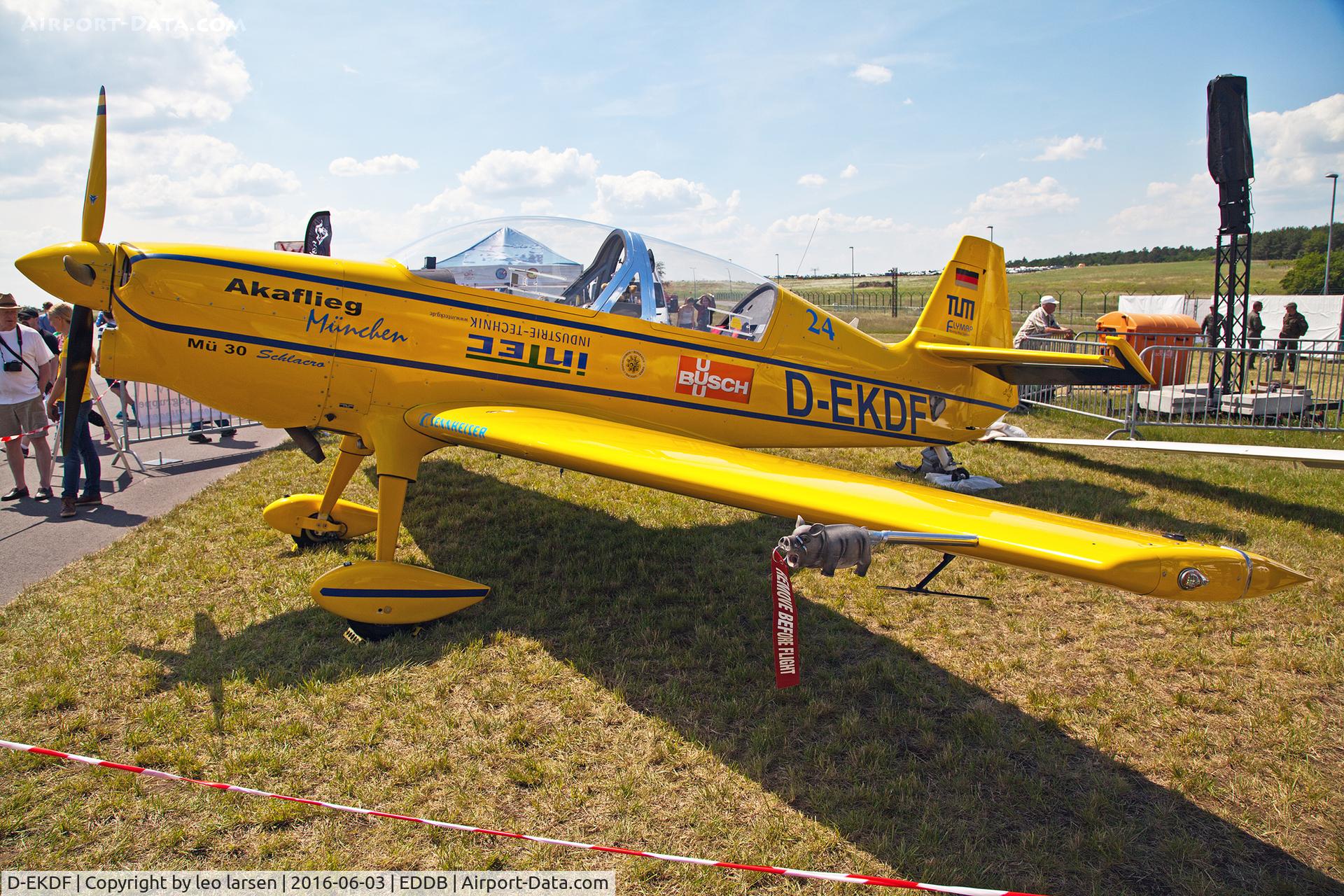 D-EKDF, Akaflieg München Mü-30 Schlacro C/N V-1, Berlin Air Show 3.6.16