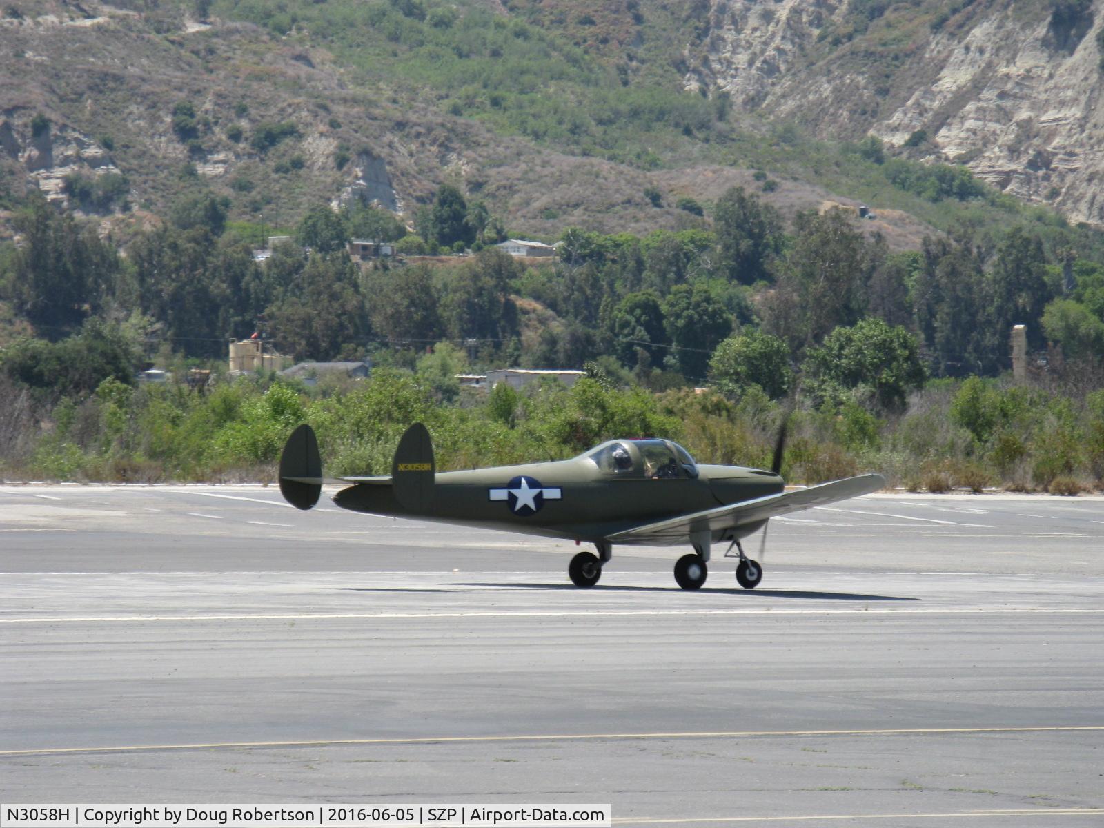 N3058H, 1946 Erco 415C Ercoupe C/N 3683, 1946 ERCO Ercoupe 415-C, Continental C85 85 Hp, landing roll Rwy 22