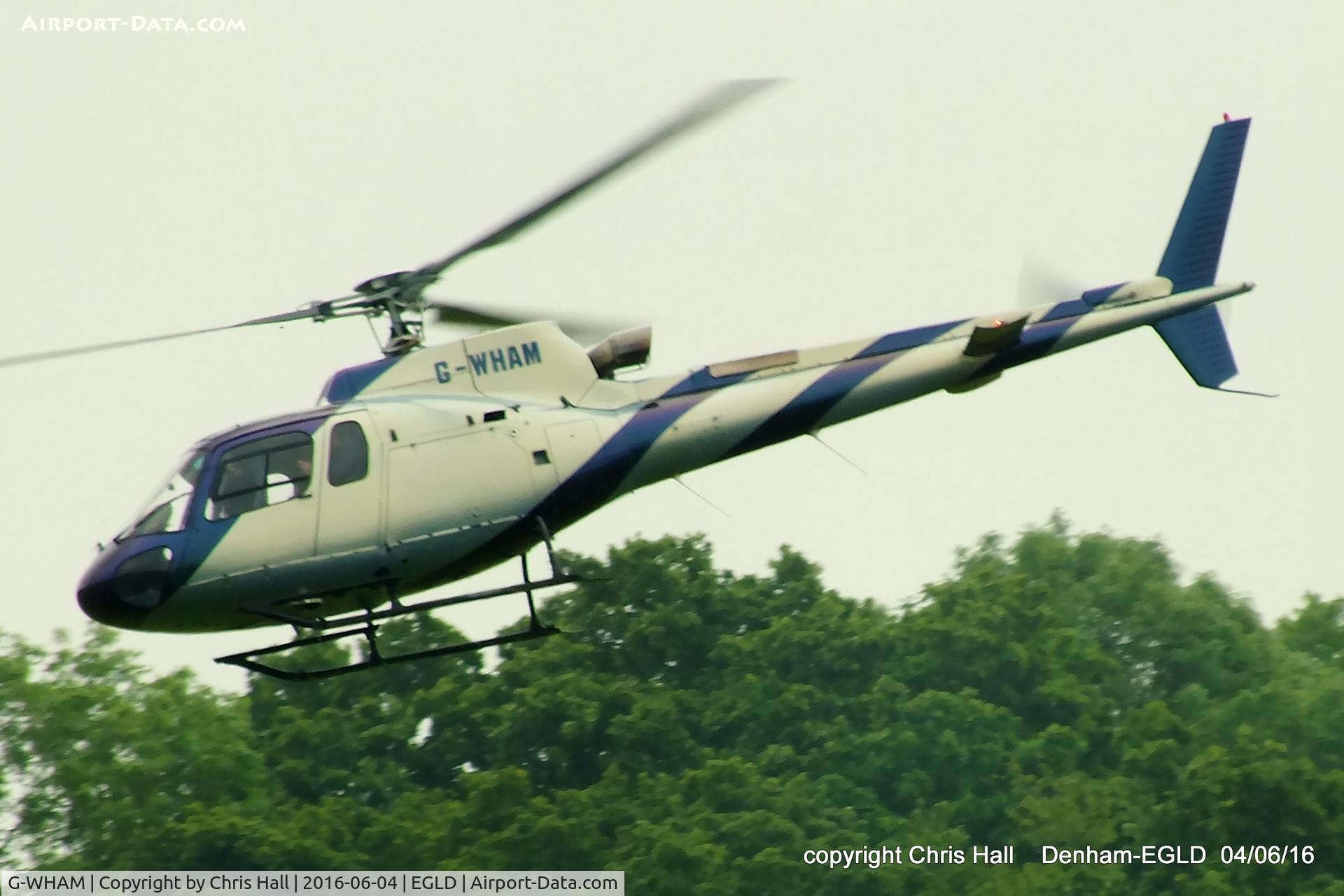 G-WHAM, 2001 Eurocopter AS-350B-3 Ecureuil Ecureuil C/N 3494, at Denham