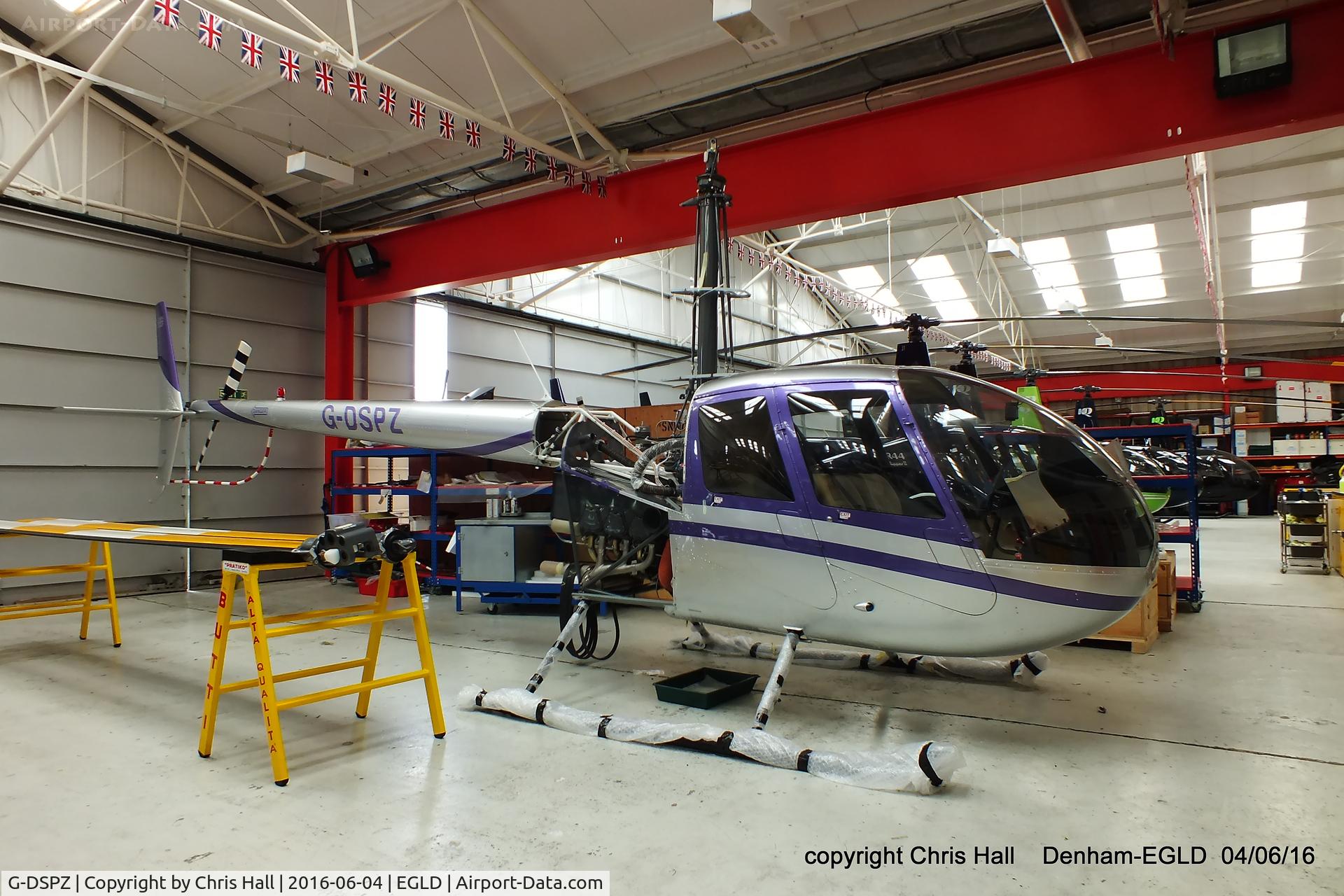G-DSPZ, 2004 Robinson R44 Raven II C/N 10351, at Denham