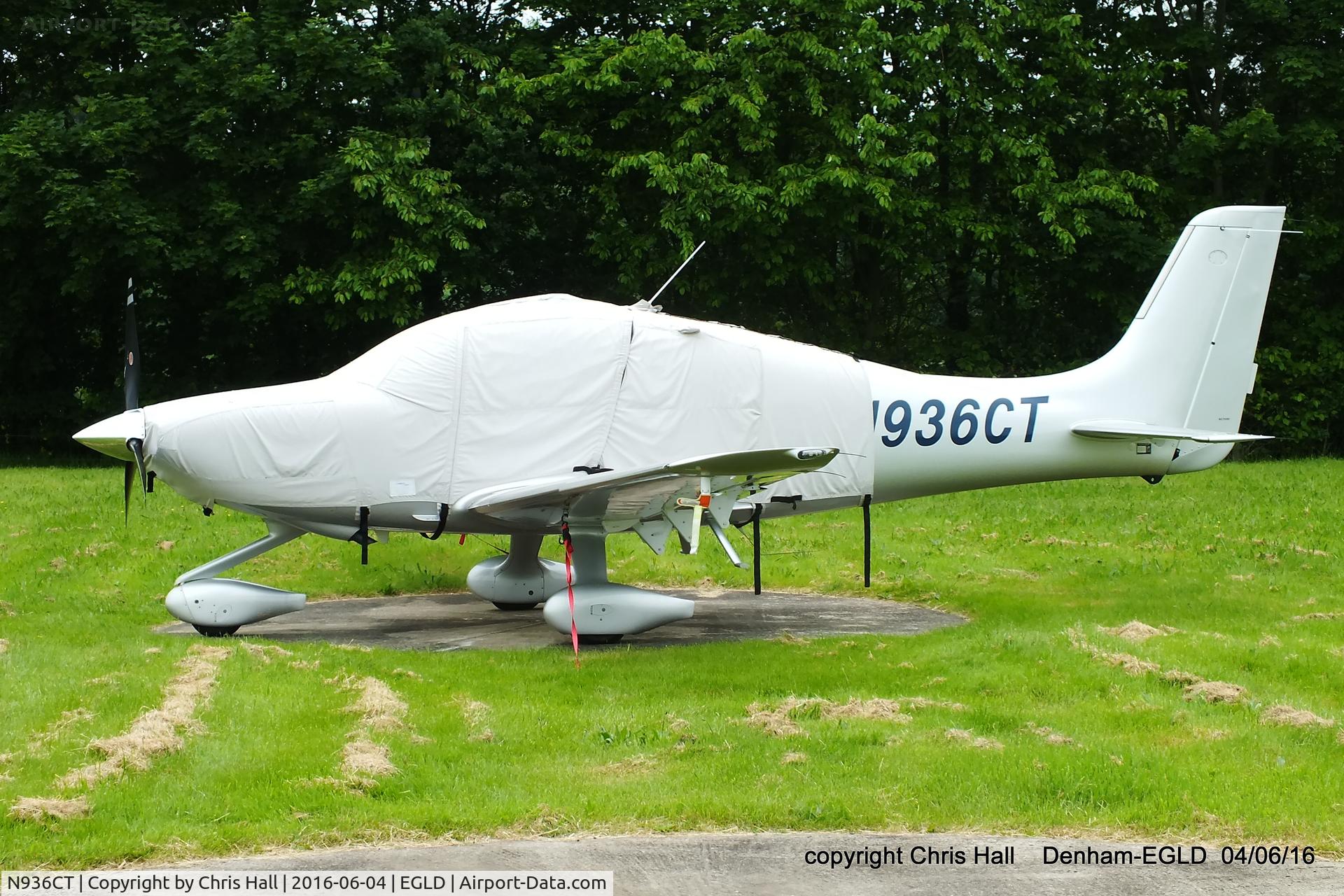 N936CT, 2013 Cirrus SR22T C/N 0648, at Denham