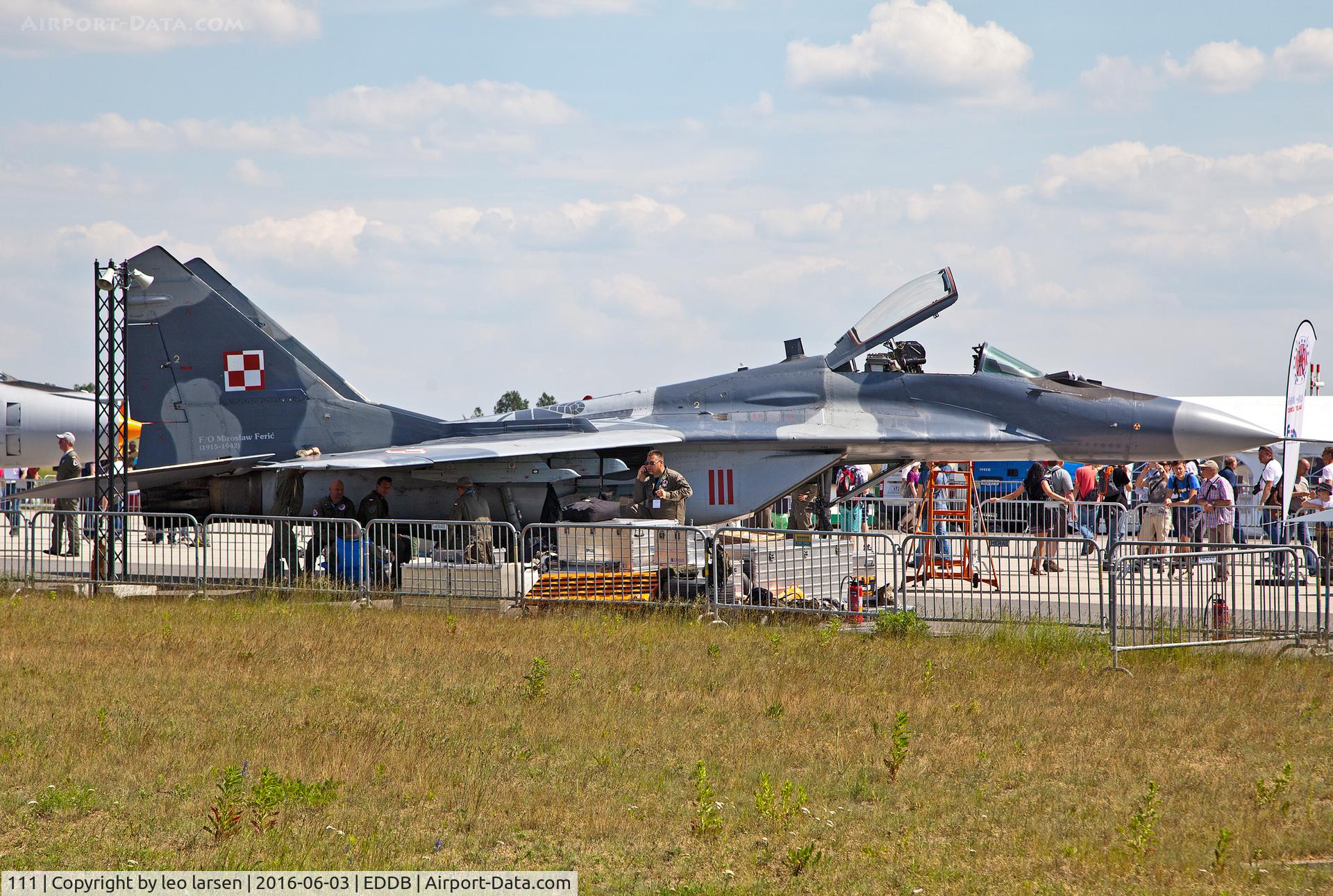 111, Mikoyan-Gurevich MiG-29A C/N 35111, Berlin Air Show 3.6.16