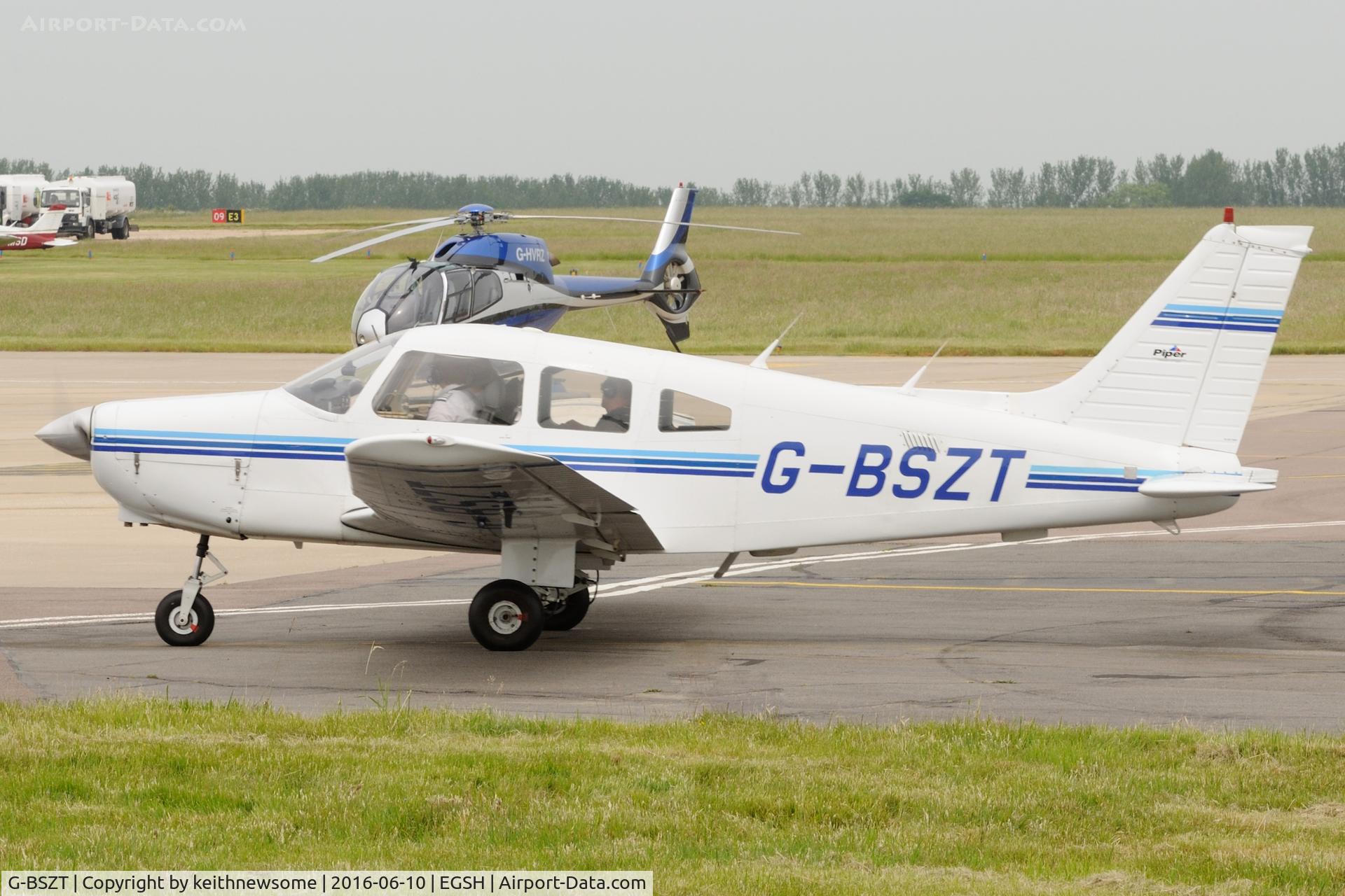 G-BSZT, 1981 Piper PA-28-161 Warrior II C/N 28-8116027, Return Visitor.