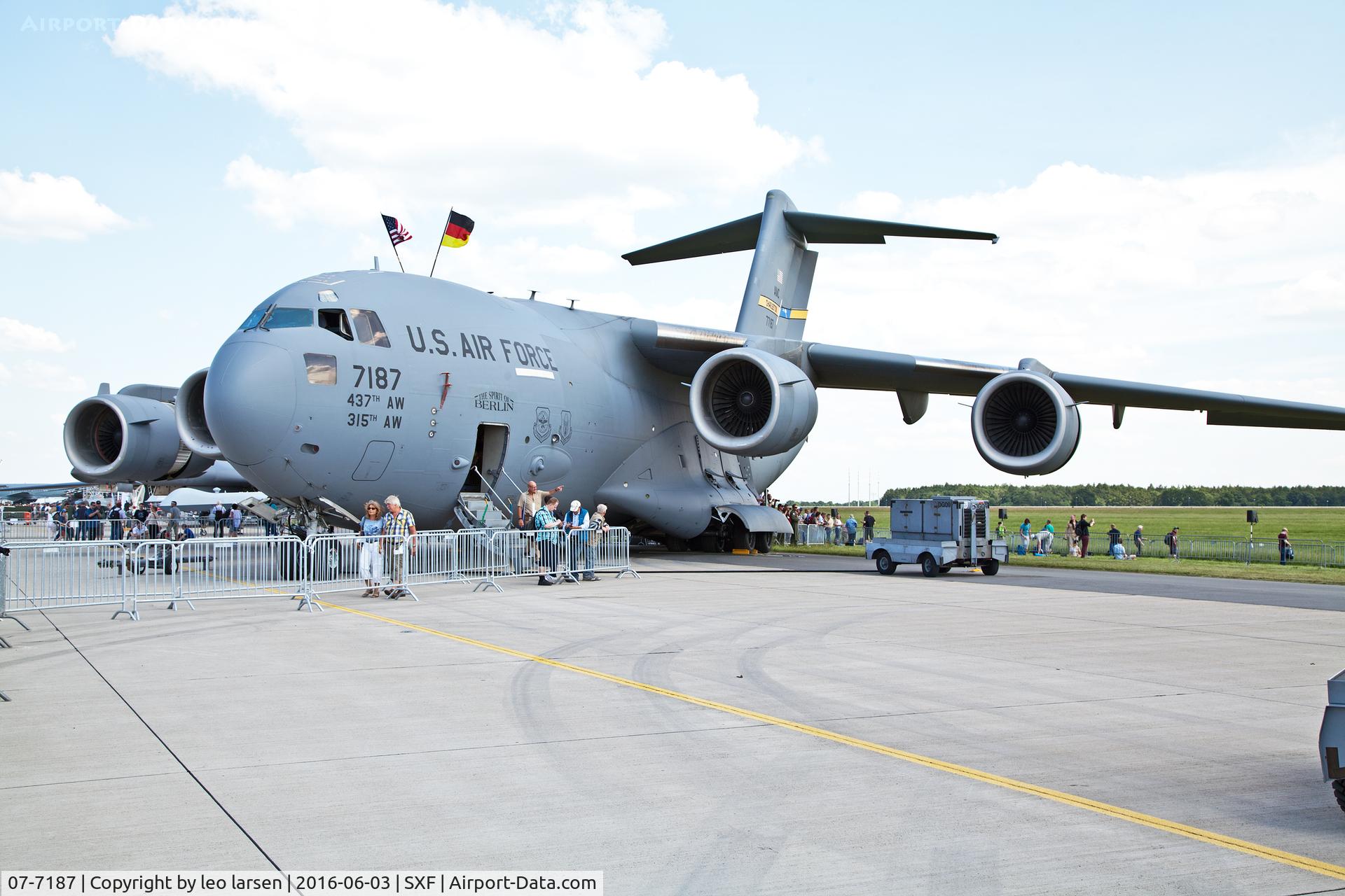 07-7187, 2007 Boeing C-17A Globemaster III C/N P-187, Berlin Air Show 3.6.16
