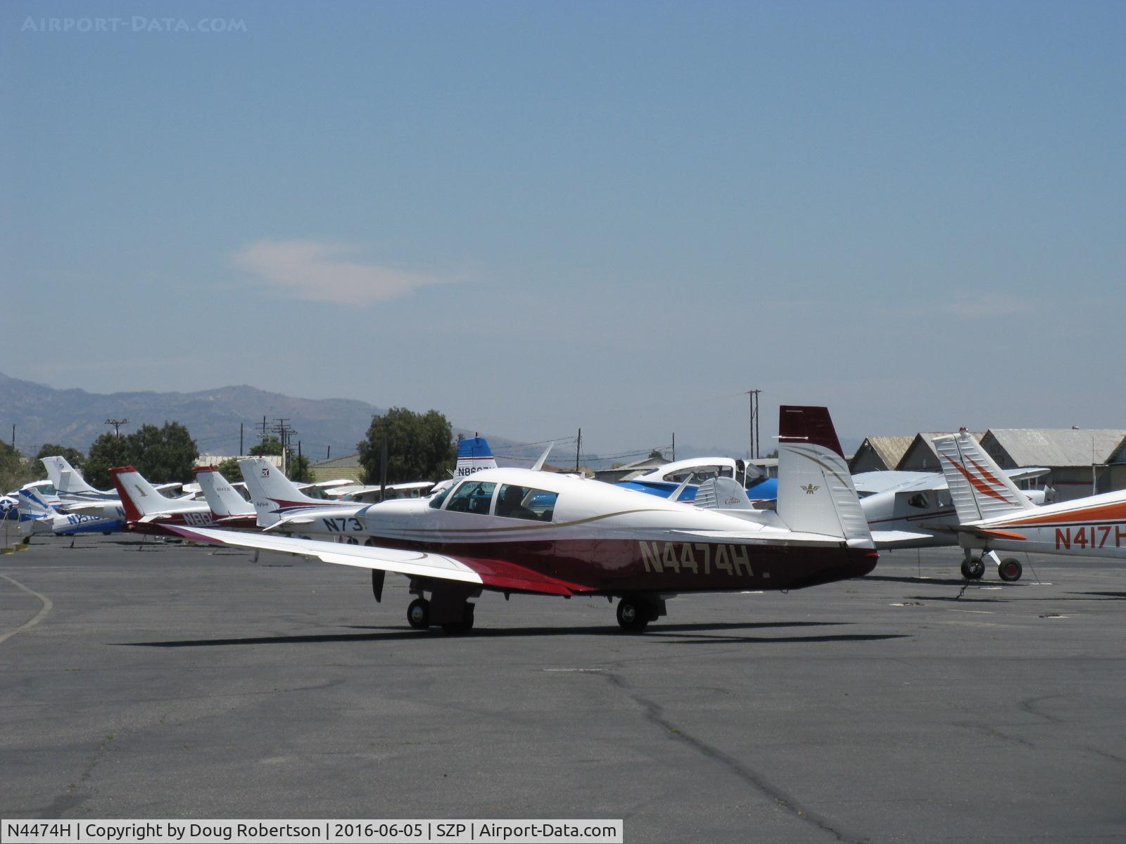 N4474H, 1978 Mooney M20J 201 C/N 24-0744, 1978 Mooney M20J 201, Lycoming IO-360-A3B6D 200 Hp, taxi