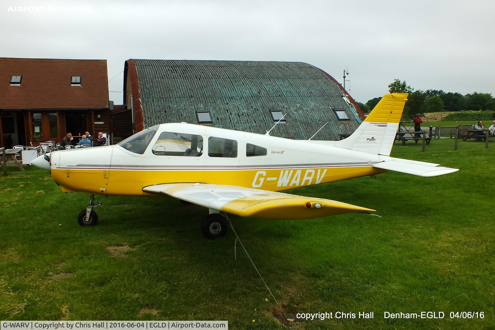 G-WARV, 1998 Piper PA-28-161 Cherokee Warrior III C/N 2842036, at Denham