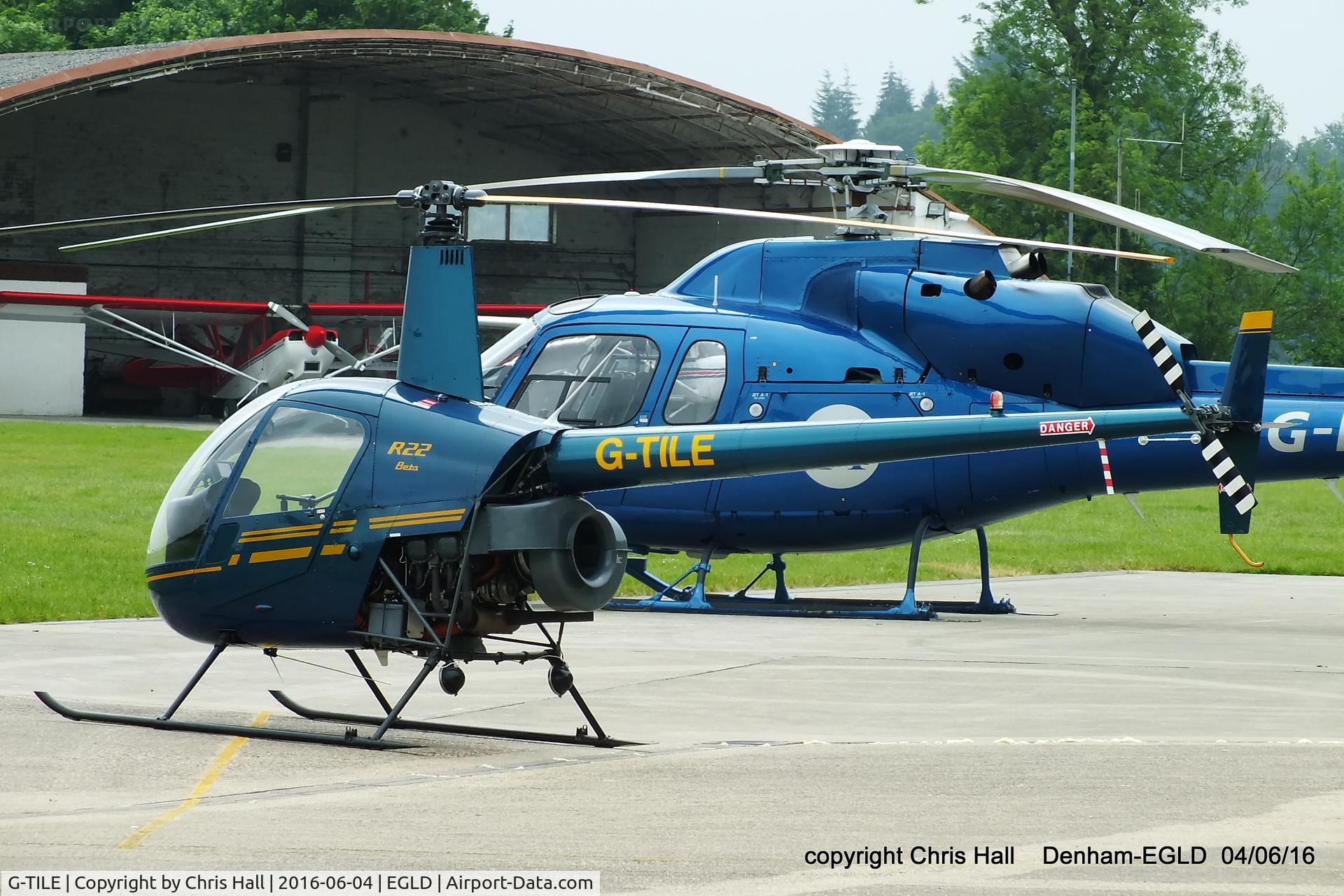 G-TILE, 1989 Robinson R22 Beta C/N 1100, at Denham