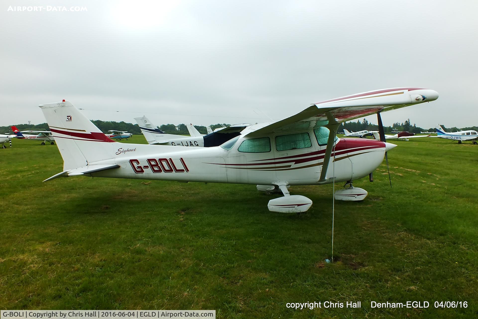 G-BOLI, 1981 Cessna 172P C/N 172-75484, at Denham