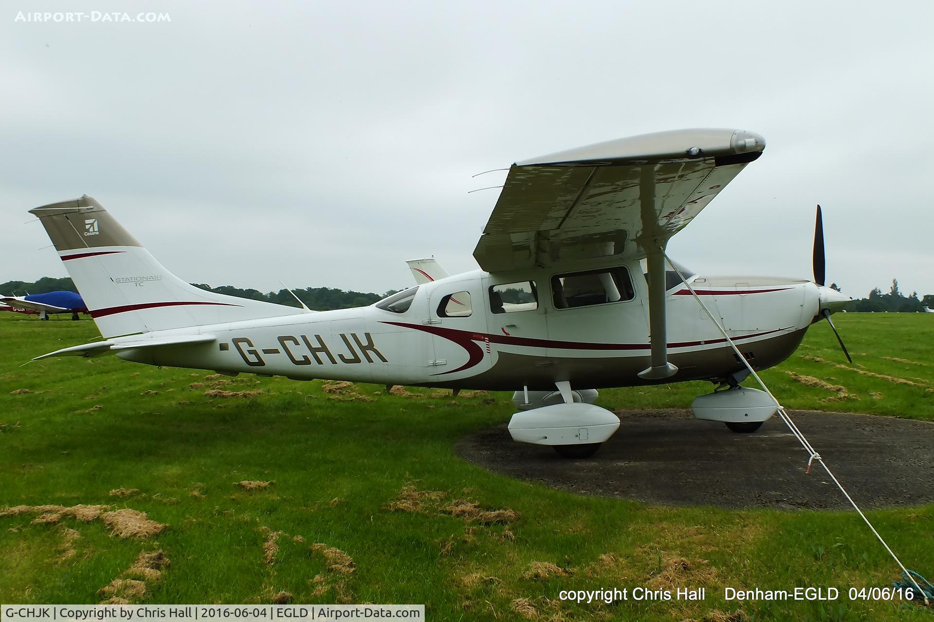 G-CHJK, 2009 Cessna T206H Turbo Stationair C/N T20608910, at Denham