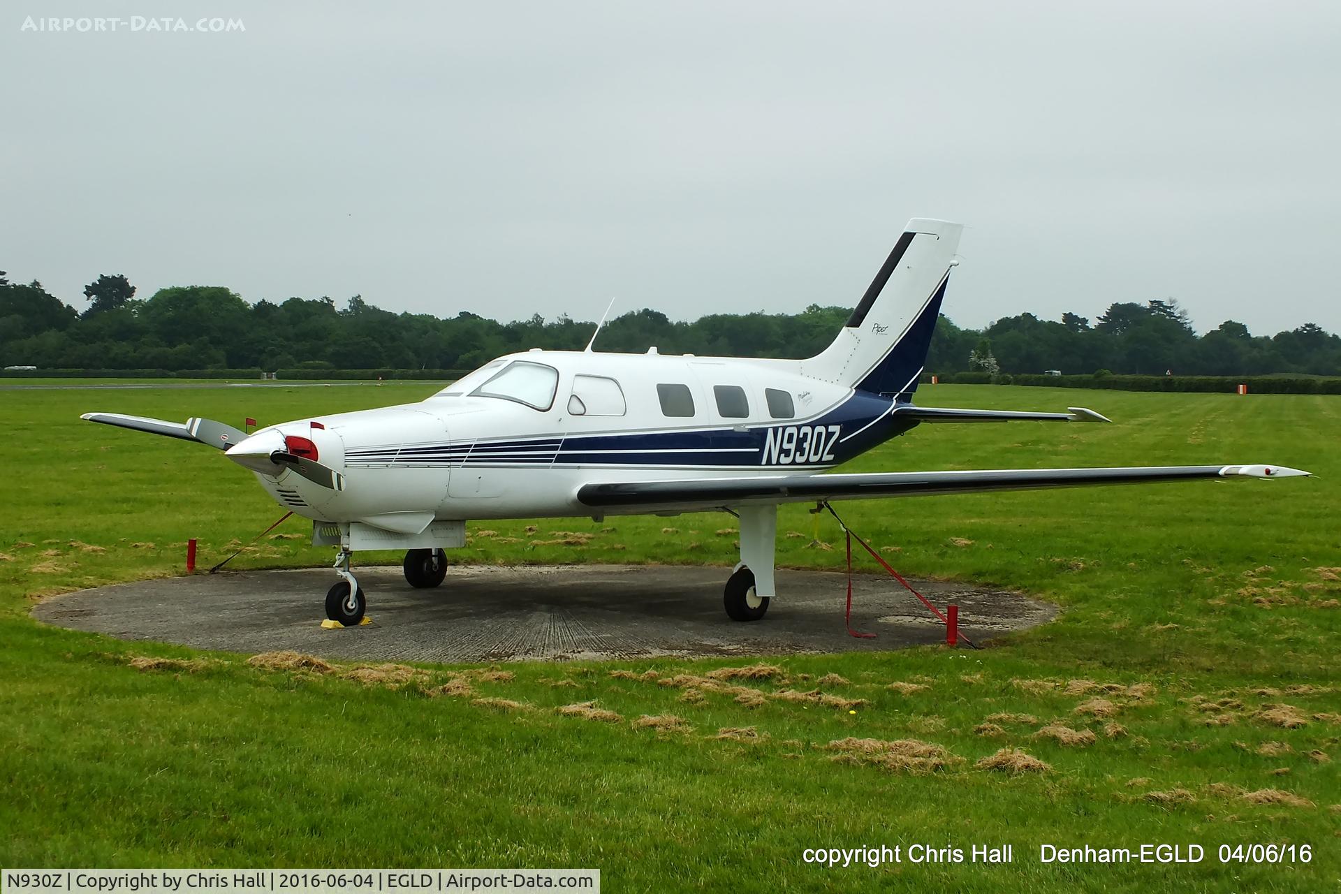 N930Z, 1995 Piper PA-46-350P Malibu Mirage C/N 4622188, at Denham