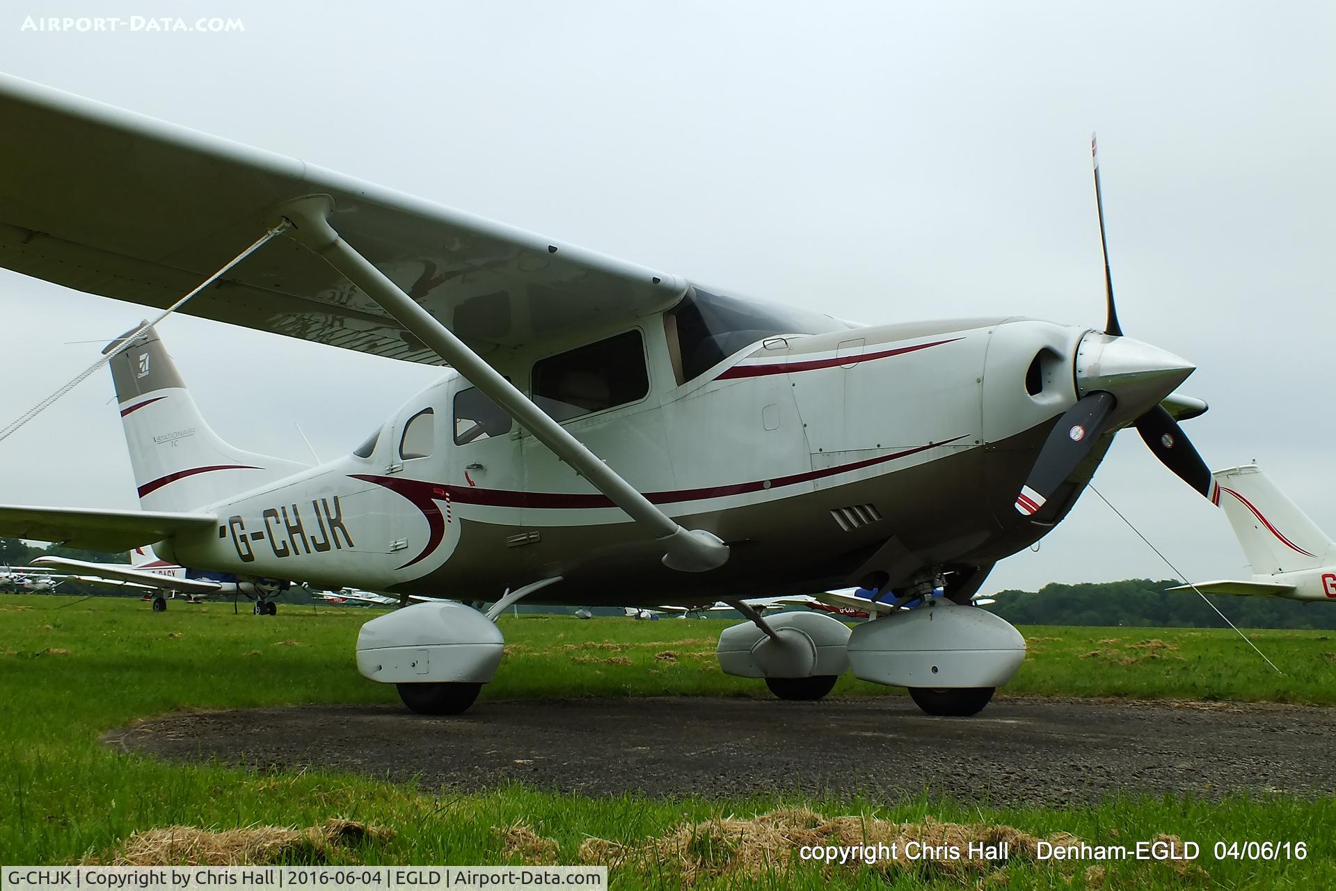 G-CHJK, 2009 Cessna T206H Turbo Stationair C/N T20608910, at Denham