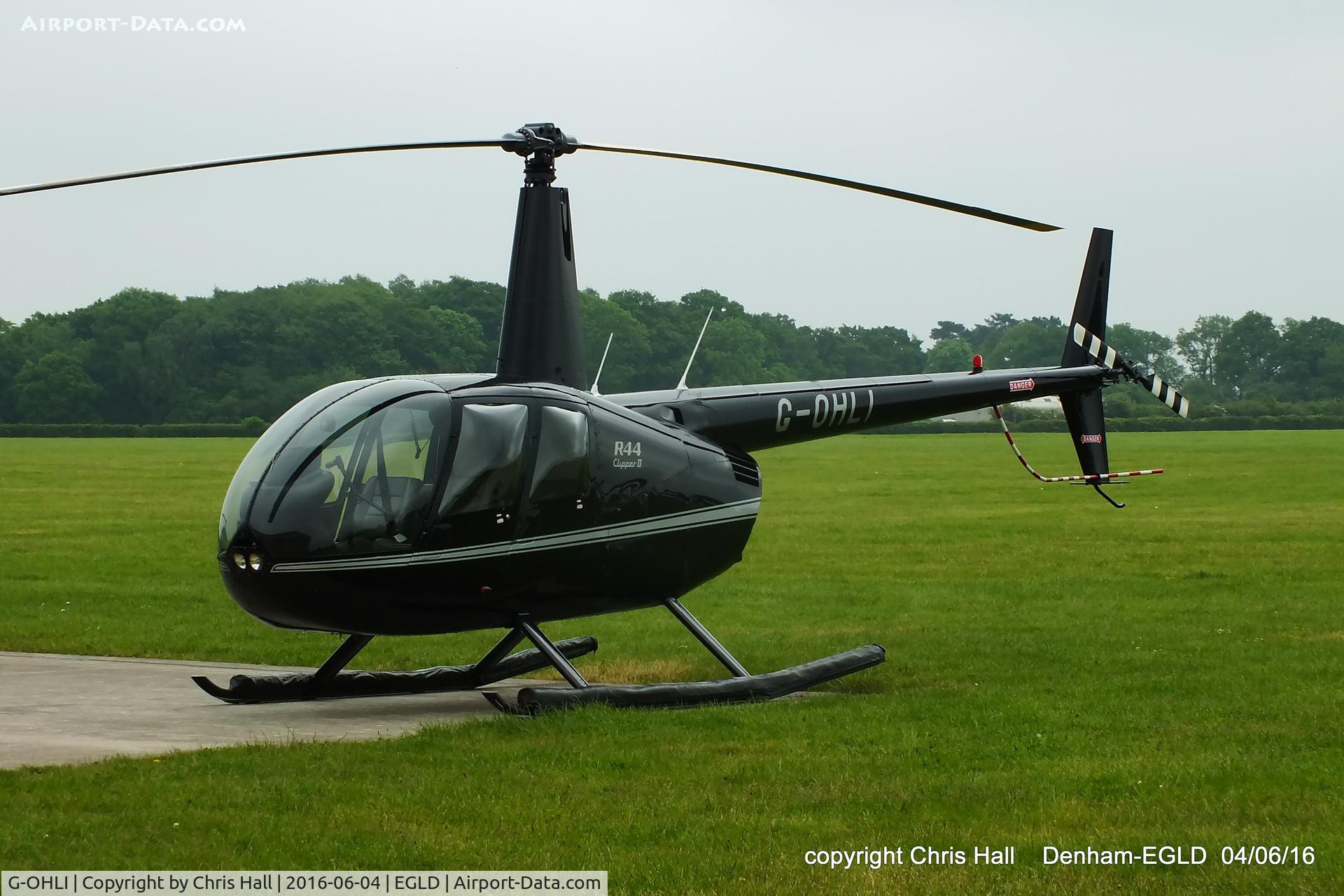 G-OHLI, 2005 Robinson R44 Clipper II C/N 10832, at Denham