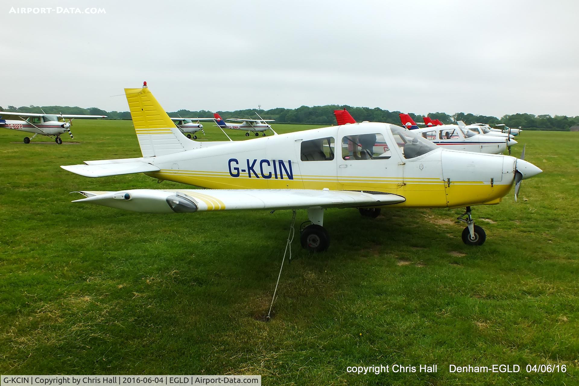 G-KCIN, 1989 Piper PA-28-161 Cadet C/N 2841102, at Denham
