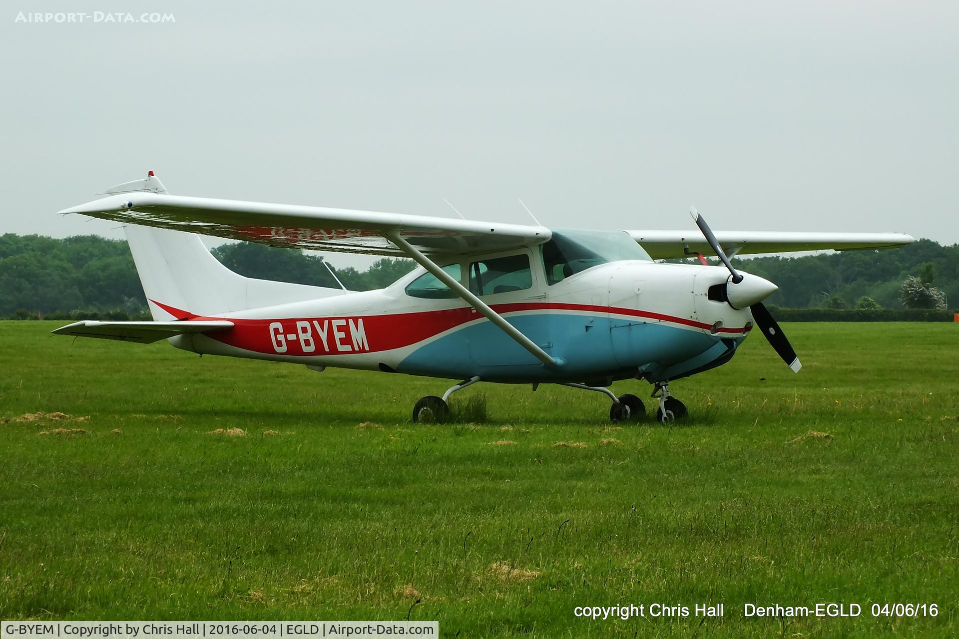 G-BYEM, 1979 Cessna R182 Skylane RG C/N R182-00822, at Denham