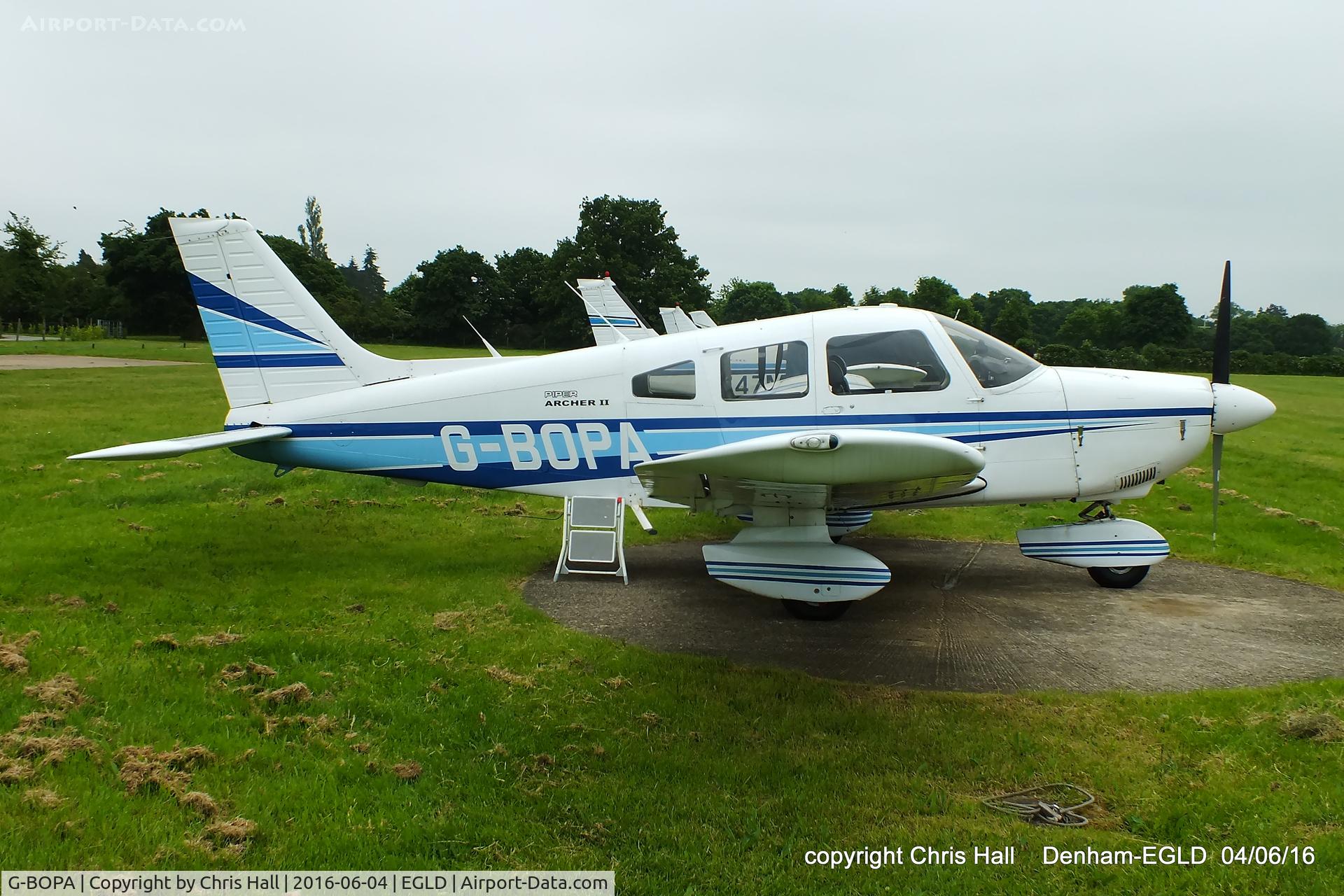 G-BOPA, 1984 Piper PA-28-181 Cherokee Archer II C/N 28-8490024, at Denham