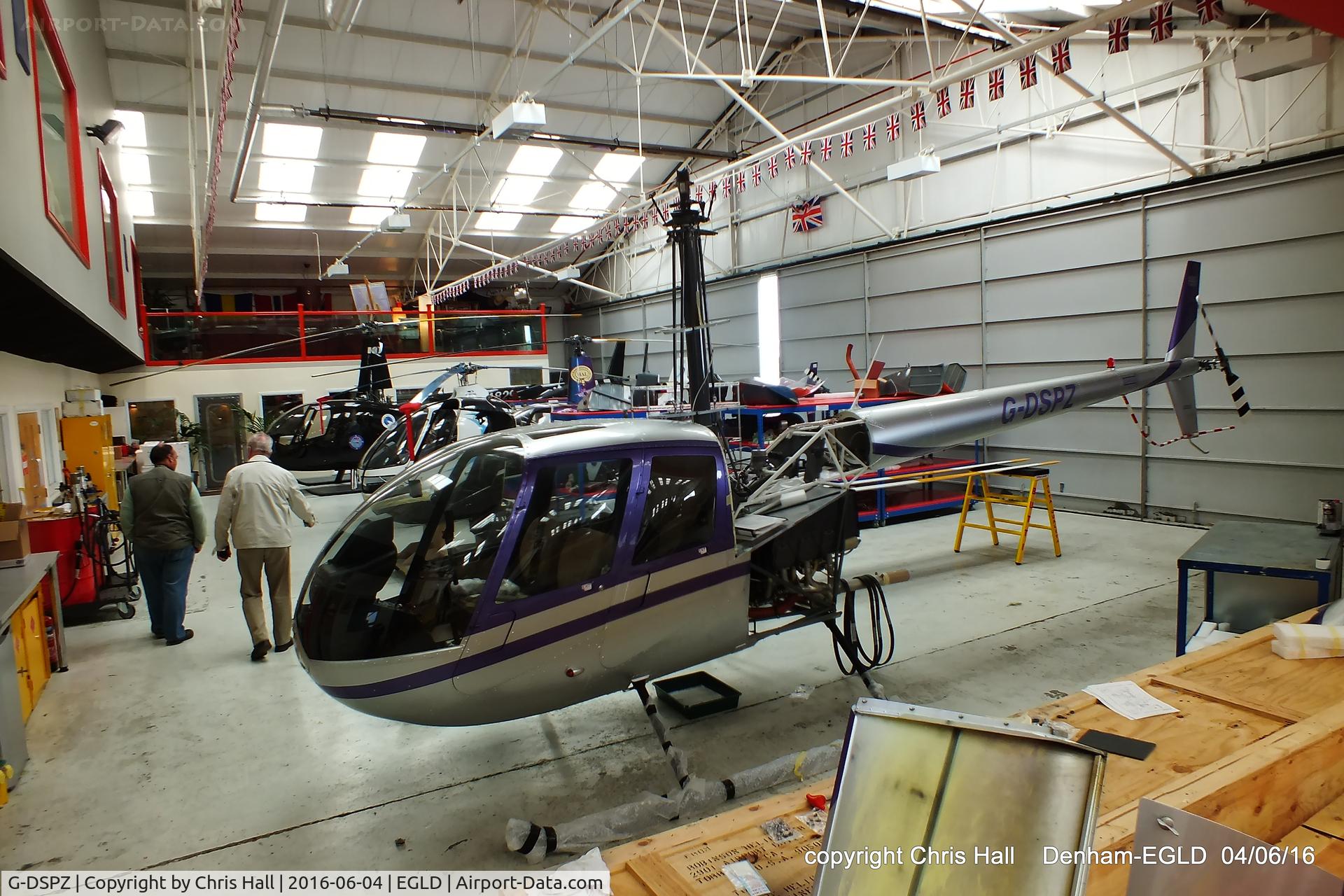 G-DSPZ, 2004 Robinson R44 Raven II C/N 10351, at Denham