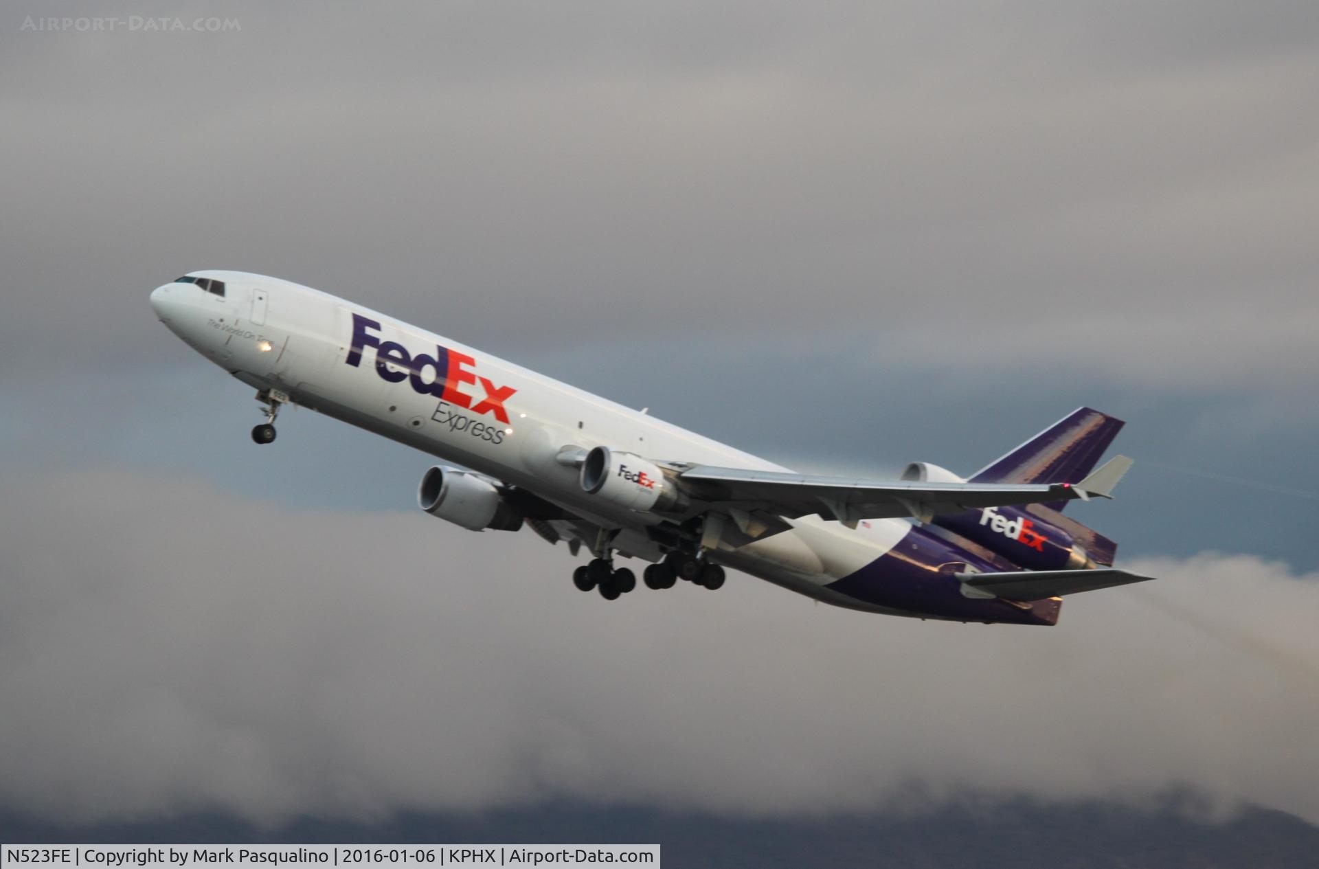N523FE, 1993 McDonnell Douglas MD-11F C/N 48479, MD-11F
