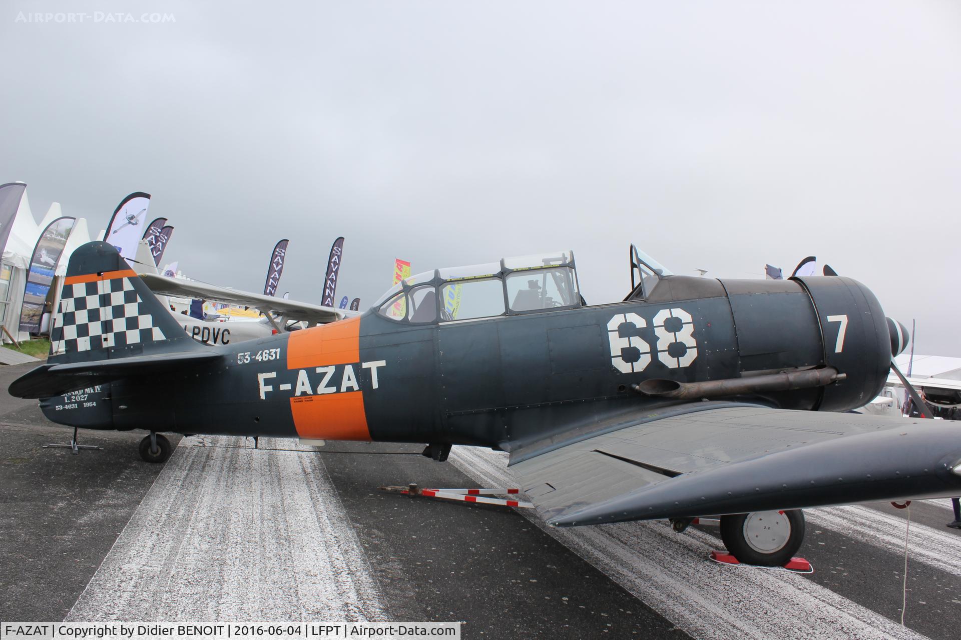 F-AZAT, Canadian Car & Foundry T-6J Harvard Mk.4 C/N CCF4-550, Harvard 4