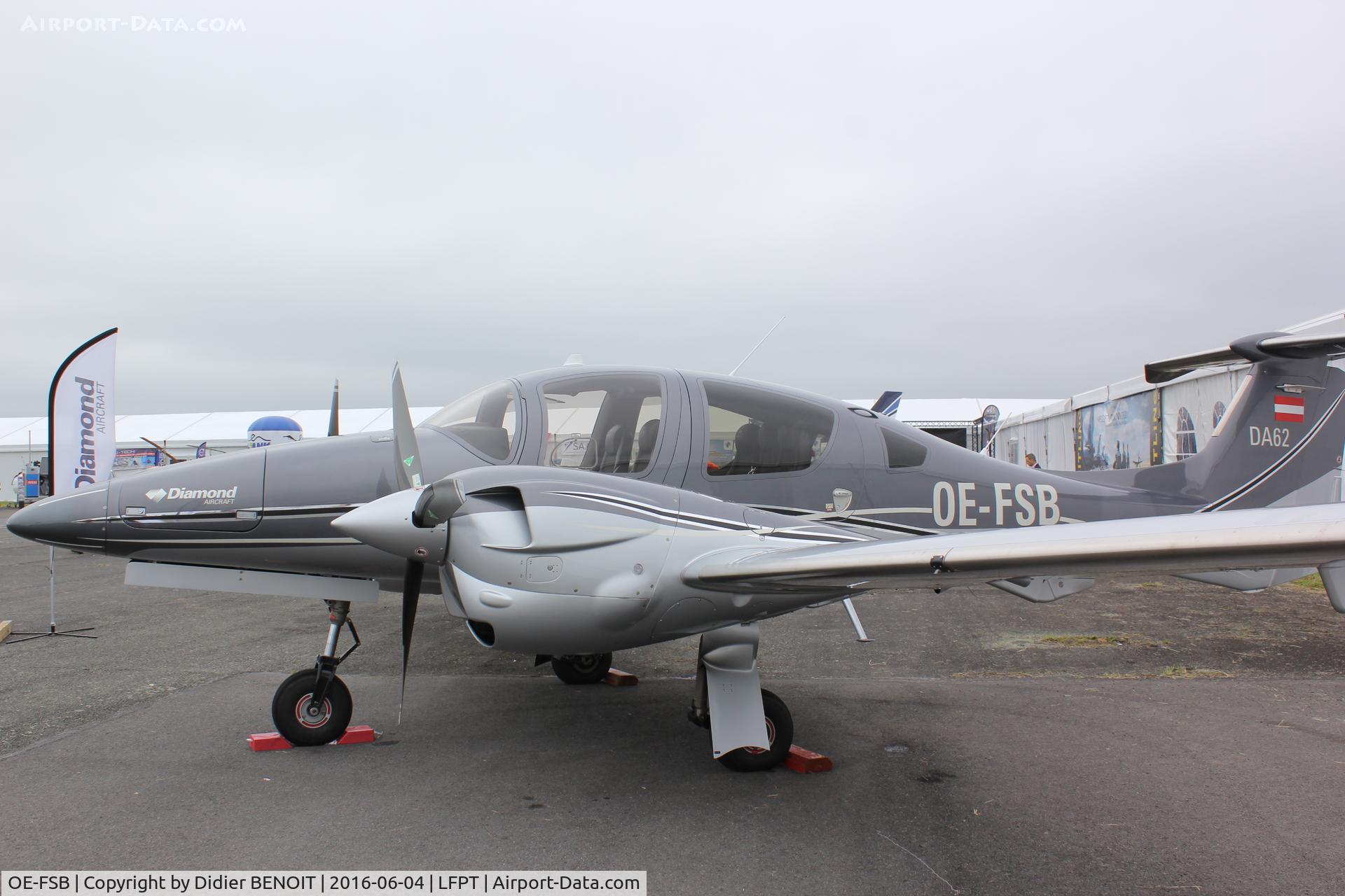 OE-FSB, 2016 Diamond DA-62 C/N 62.007, Diamond DA62