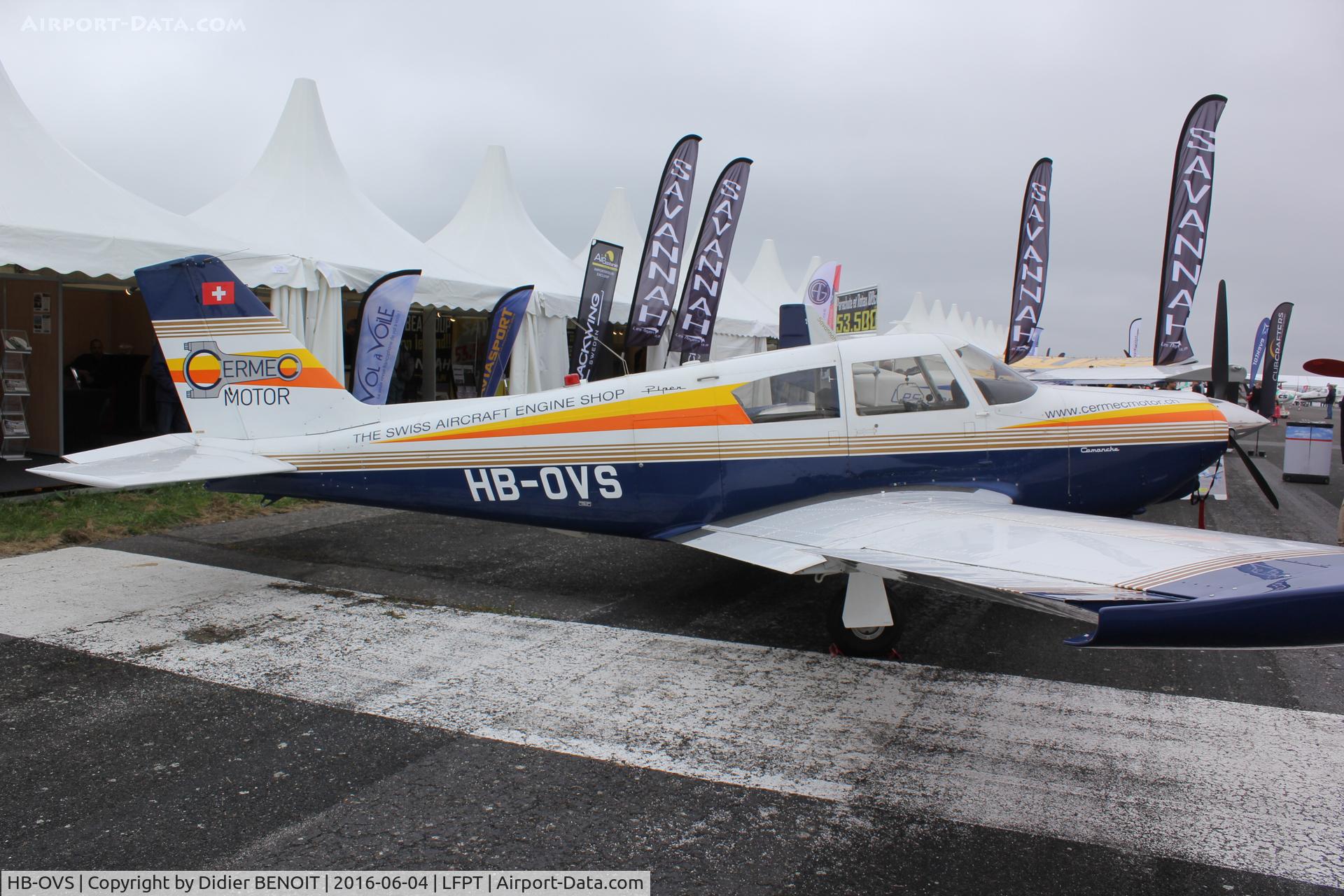HB-OVS, 1963 Piper PA-24-250 Comanche C/N 24-3251, Piper PA-24-250
