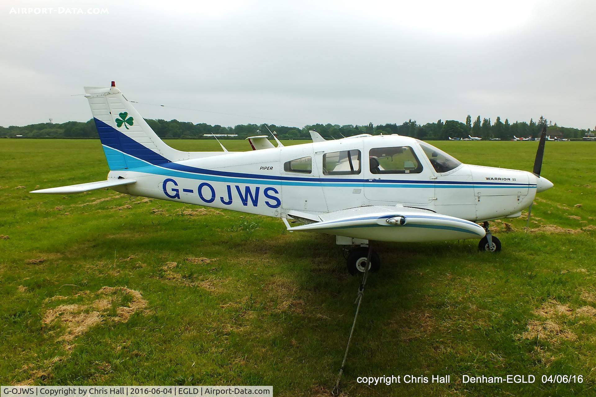 G-OJWS, 1978 Piper PA-28-161 Cherokee Warrior II C/N 28-7816415, at Denham