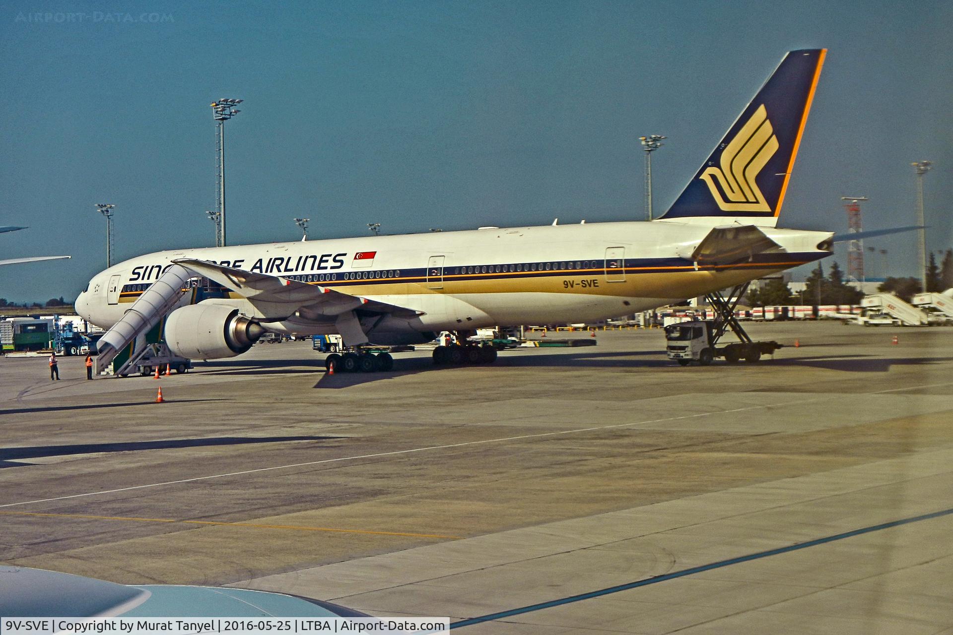 9V-SVE, 2001 Boeing 777-212/ER C/N 30870, Parked at Atatürk International