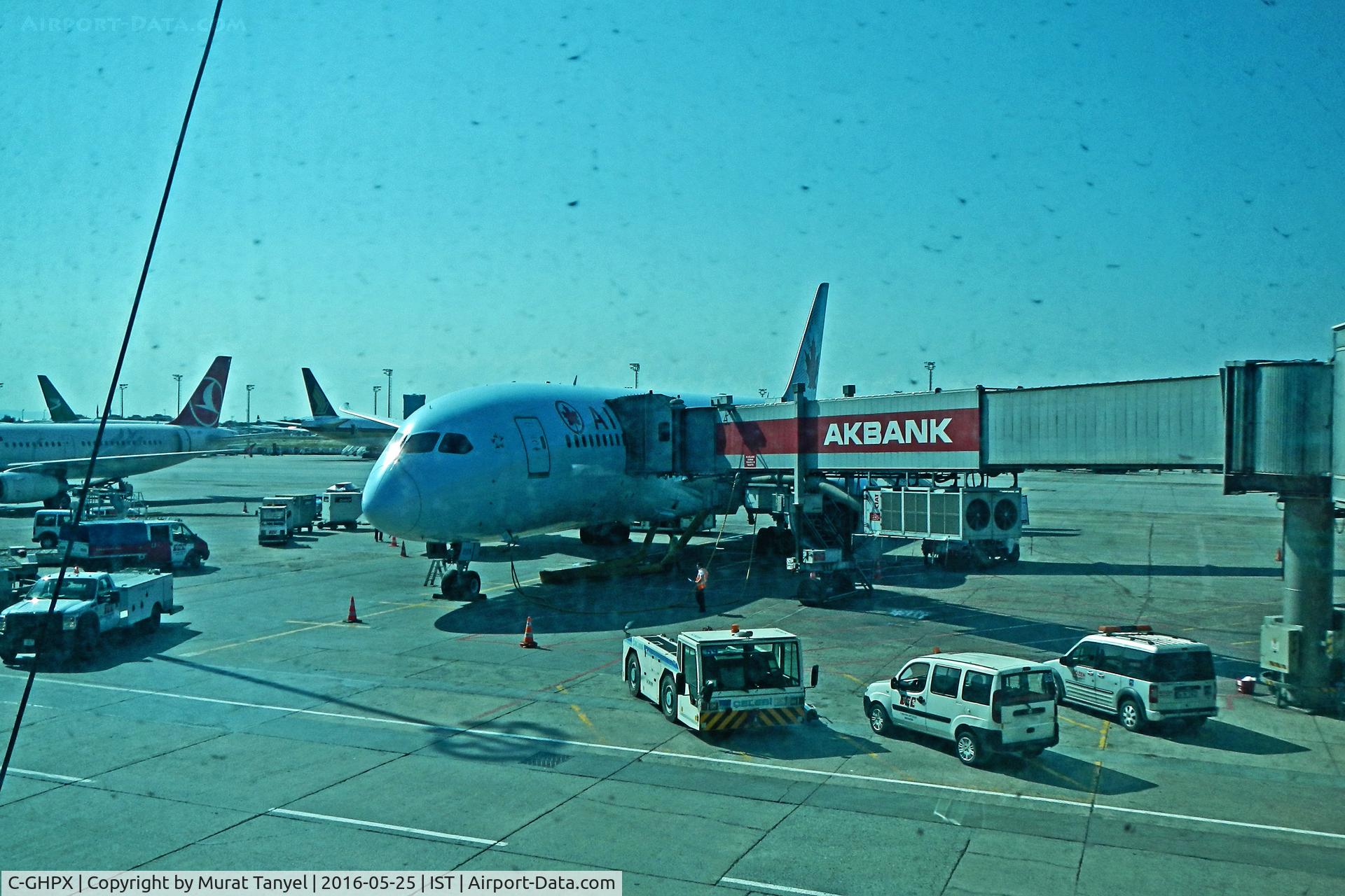 C-GHPX, 2014 Boeing 787-8 Dreamliner C/N 35261, At gate at Atatürk International