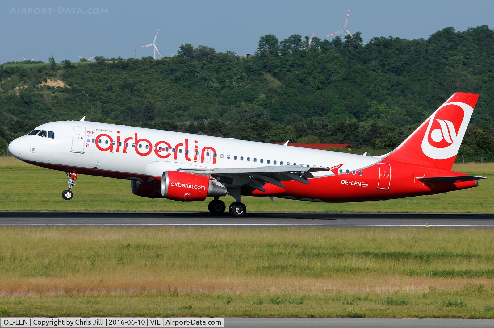 OE-LEN, 2007 Airbus A320-214 C/N 3093, Air Berlin NIKI