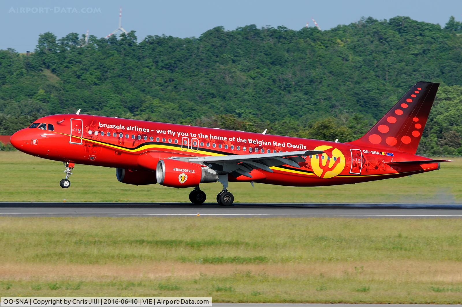 OO-SNA, 2001 Airbus A320-214 C/N 1441, Brussels Airlines