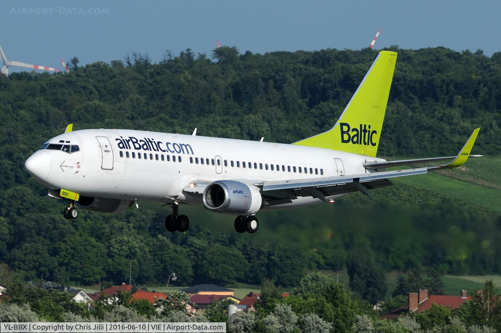 YL-BBX, 1999 Boeing 737-36Q C/N 30334, Air Baltic