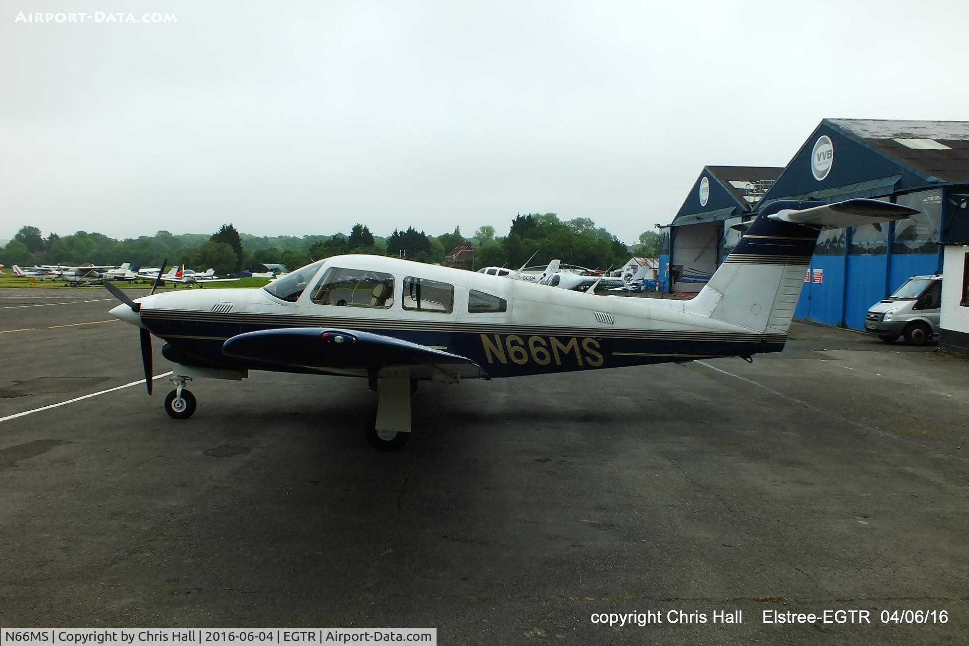N66MS, 1984 Piper PA-28RT-201T Turbo Arrow IV Arrow IV C/N 28R-8431021, at Elstree