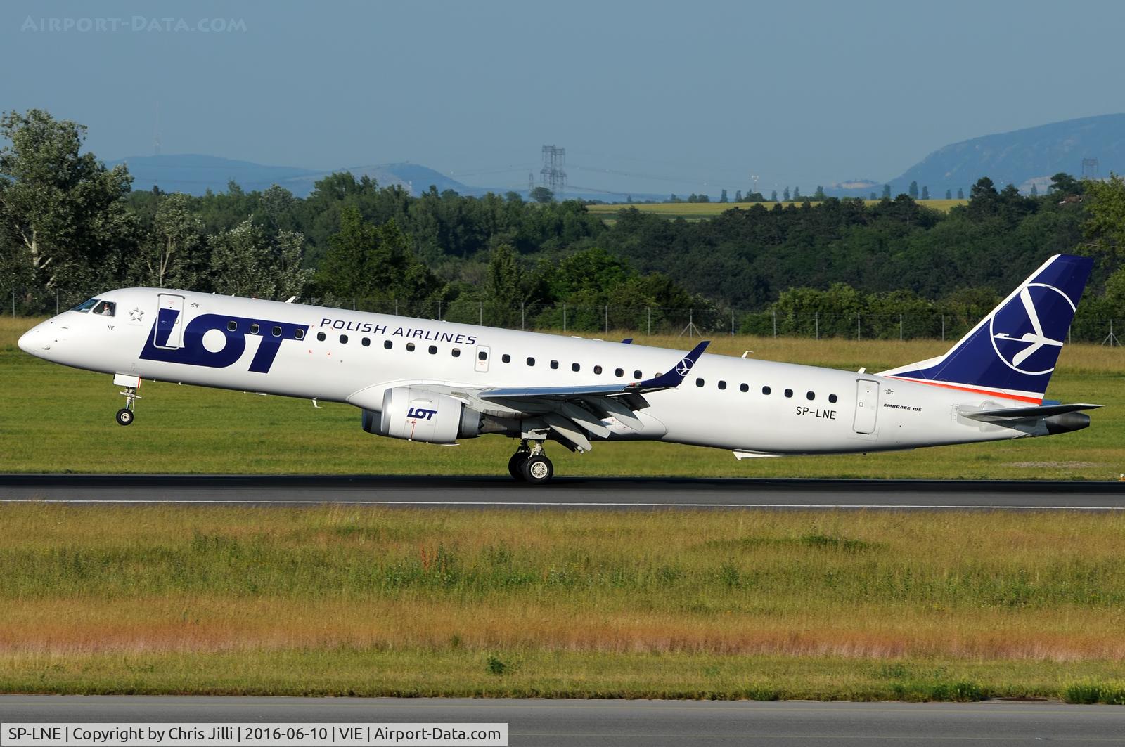 SP-LNE, 2012 Embraer 195LR (ERJ-190-200LR) C/N 19000583, LOT Polish Airlines