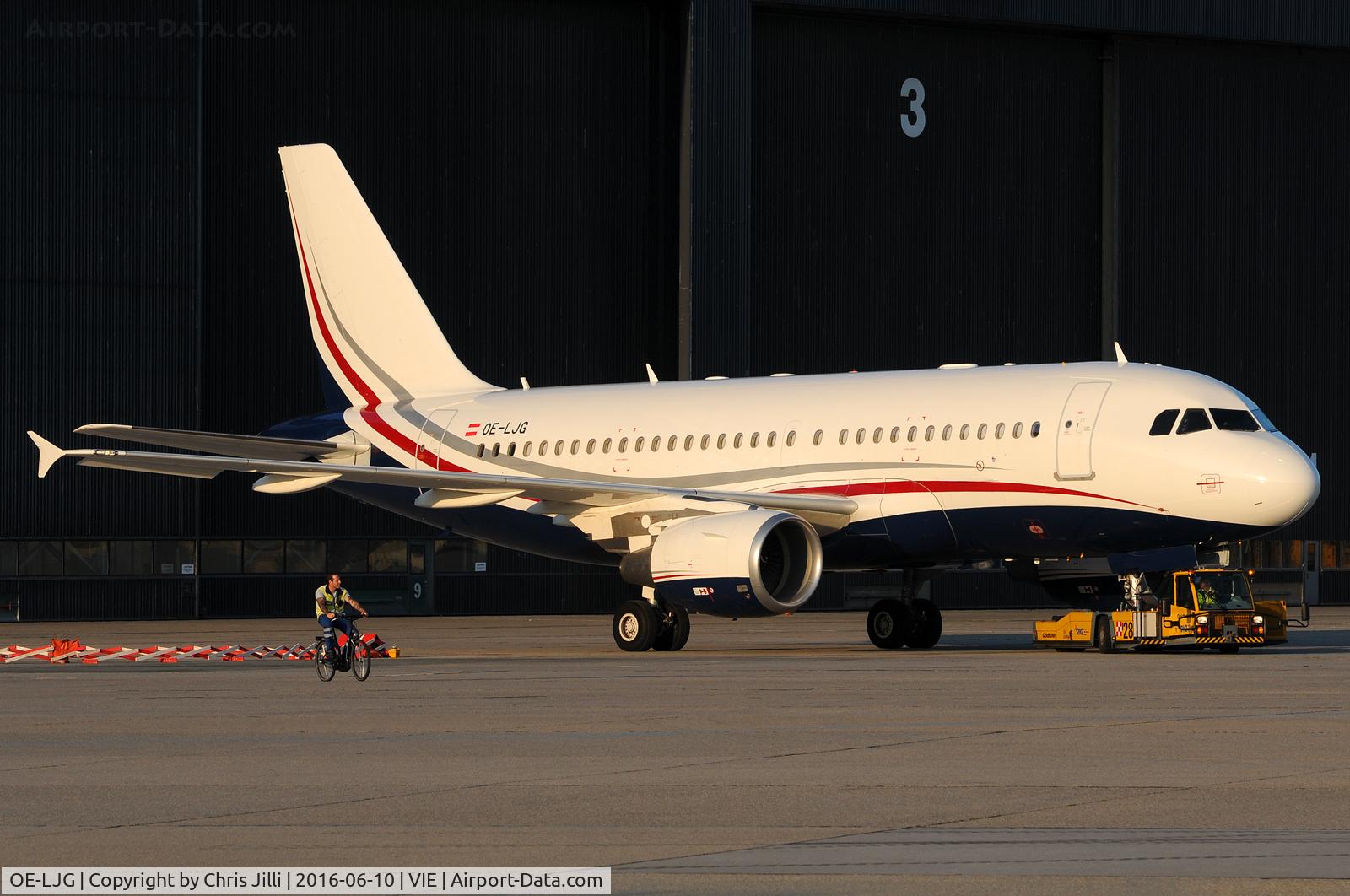 OE-LJG, 2010 Airbus ACJ319 (A319-115/CJ) C/N 4353, MJet