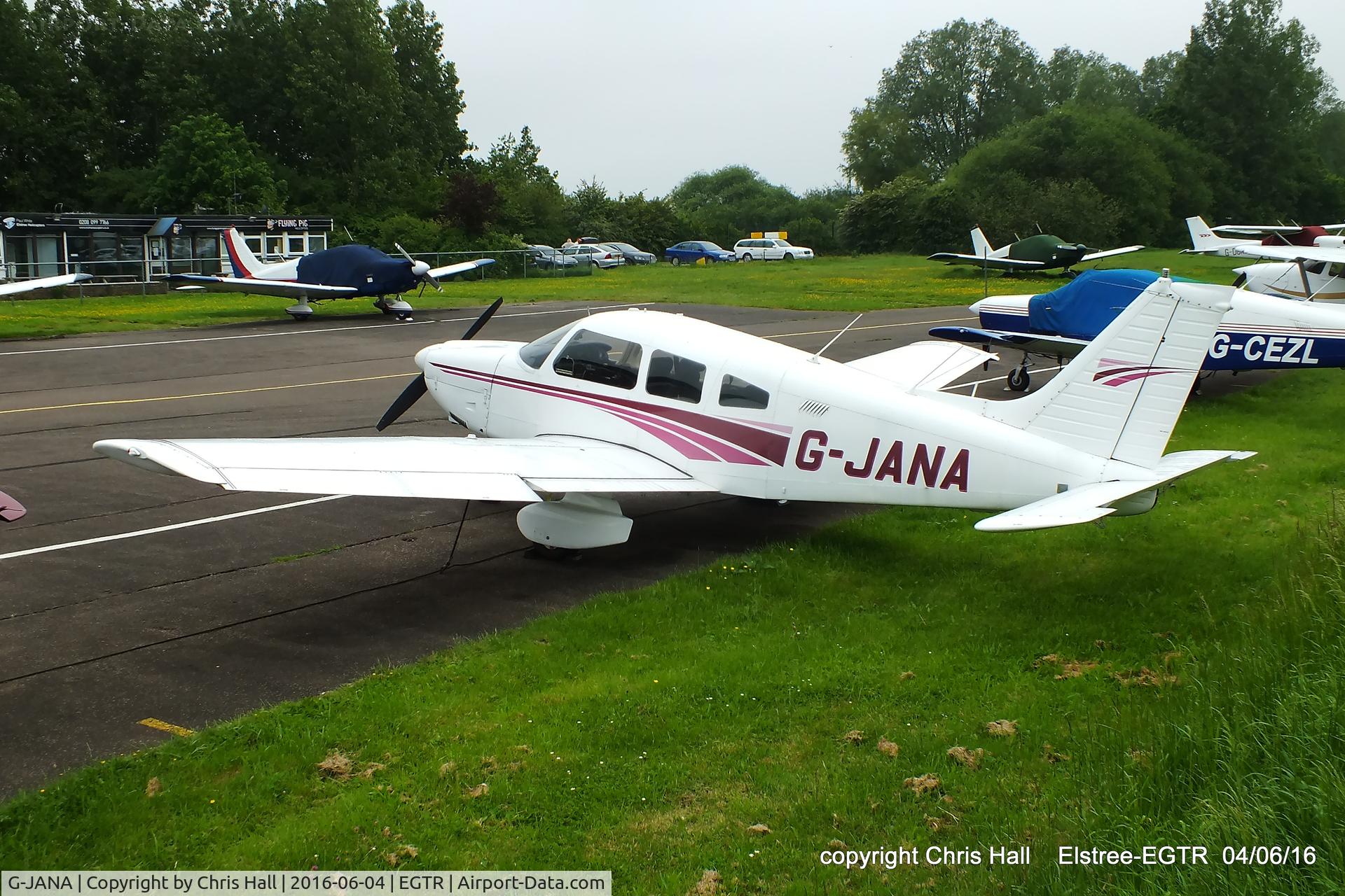 G-JANA, 1979 Piper PA-28-181 Cherokee Archer II C/N 28-7990483, at Elstree