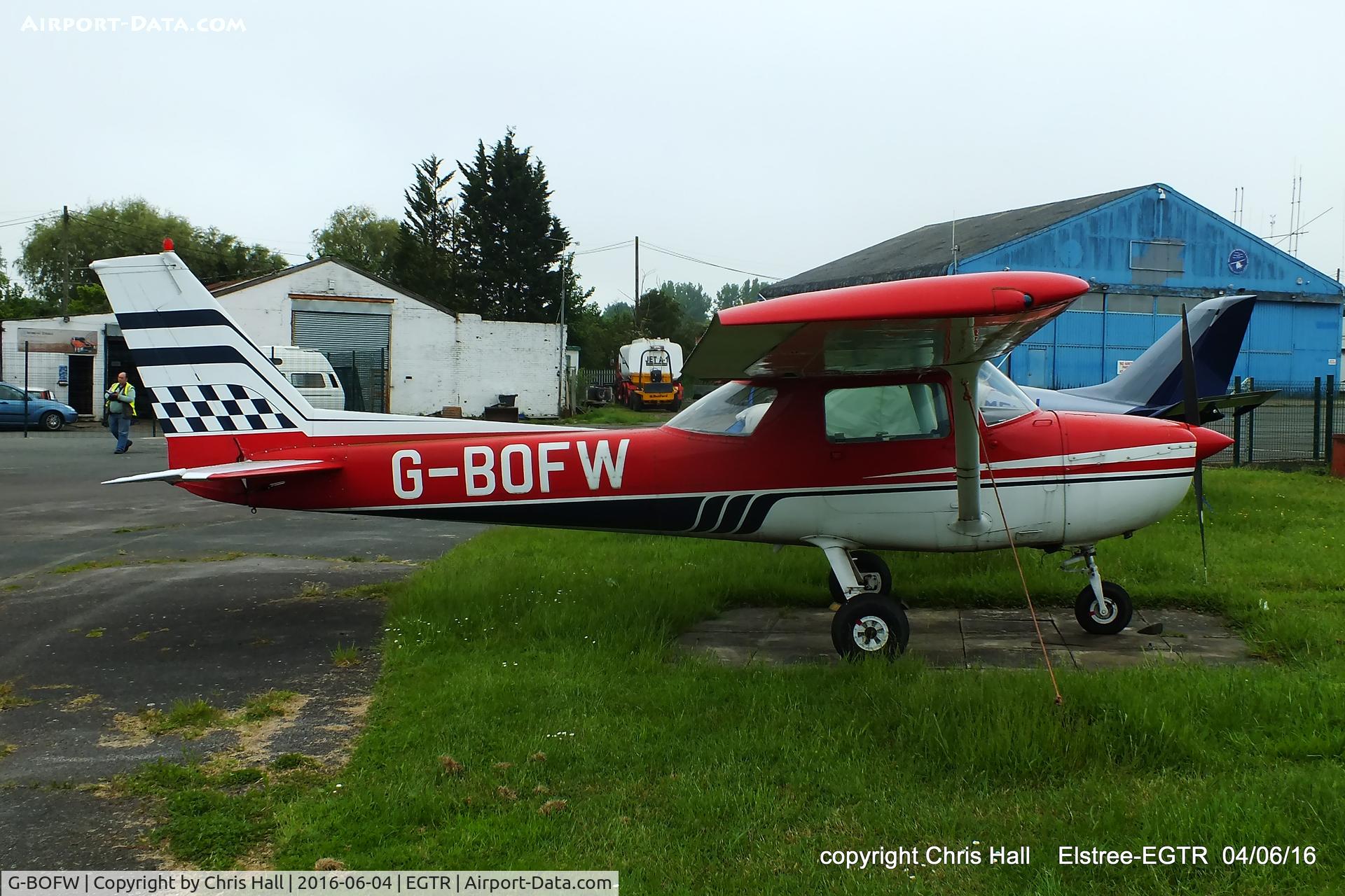 G-BOFW, 1975 Cessna A150M Aerobat C/N A150-0612, at Elstree