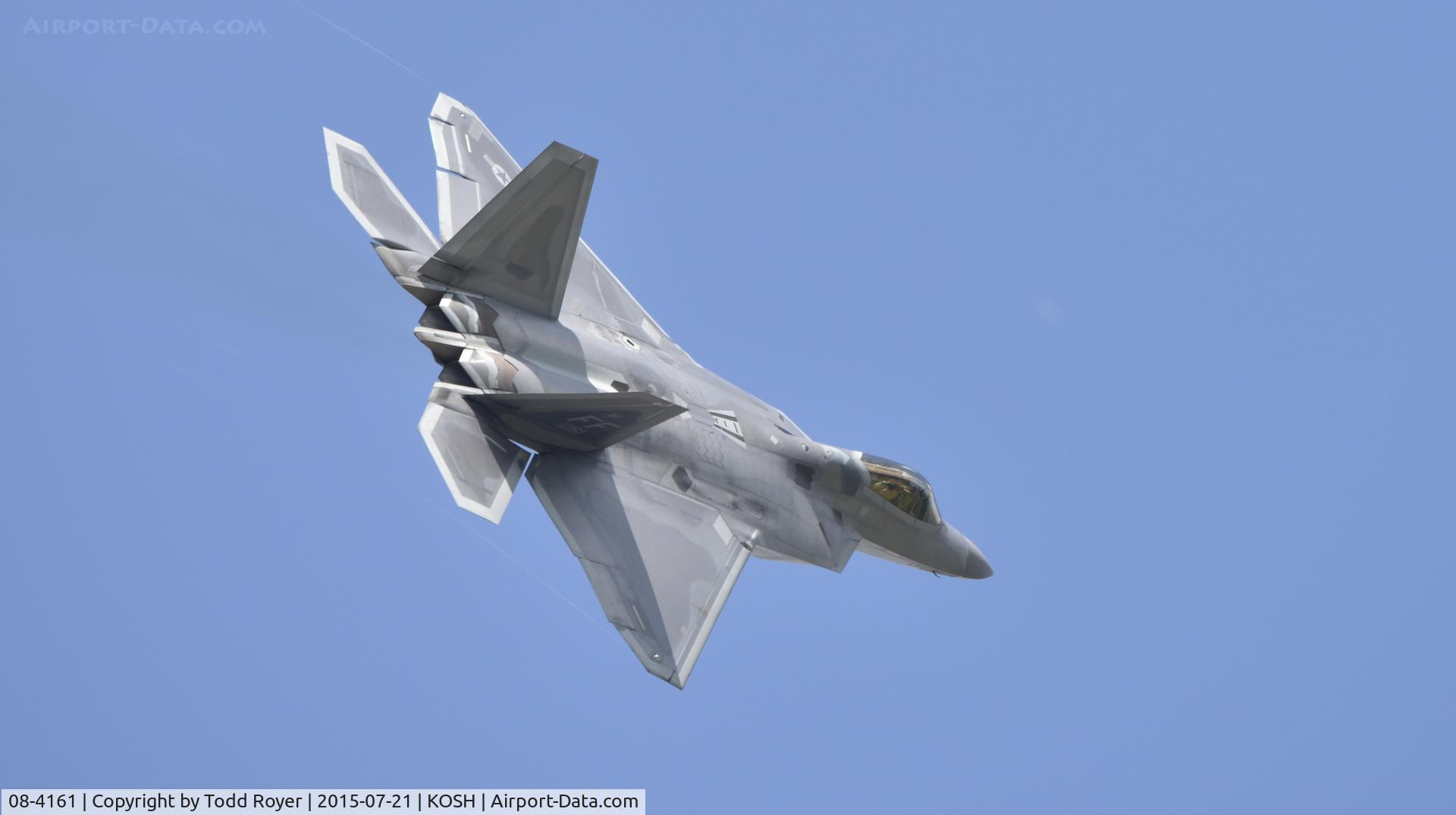 08-4161, 2008 Lockheed Martin F-22A Raptor C/N 4161, Airventure 2015