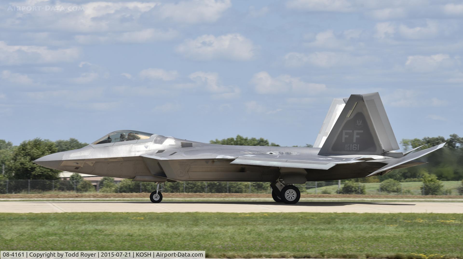 08-4161, 2008 Lockheed Martin F-22A Raptor C/N 4161, Airventure 2015