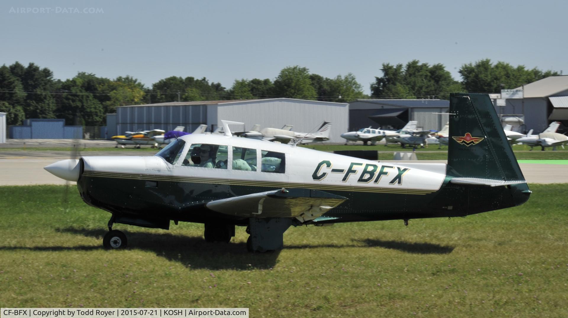 CF-BFX, 1967 Mooney M20F Executive C/N 670171, Airventure 2015