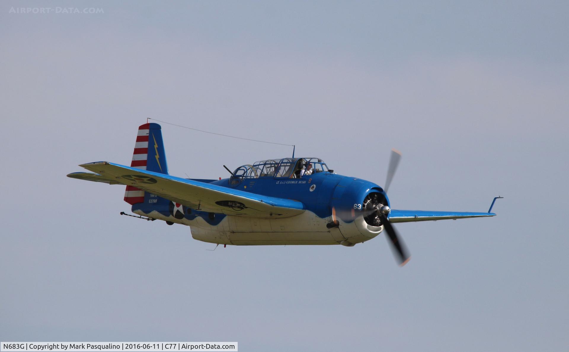 N683G, 1943 Grumman TBM-3E Avenger C/N 53768, Grumman  TBM-3E