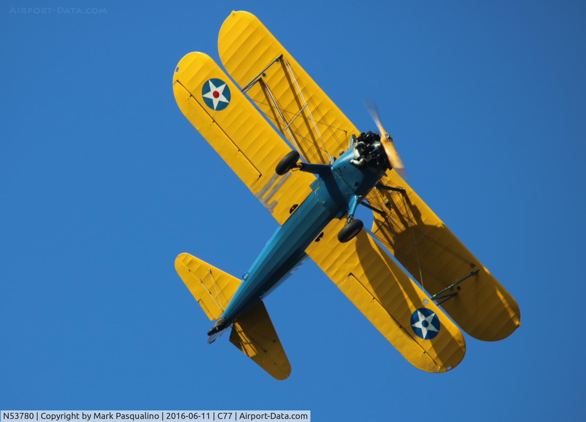 N53780, 1942 Boeing A75N1(PT17) C/N 75-3122, Stearman