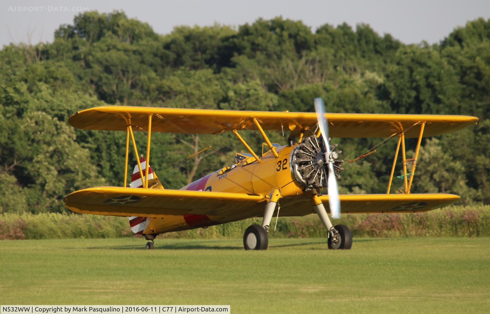 N532WW, 1941 Boeing A75N1(PT17) C/N 75-1486, Stearman