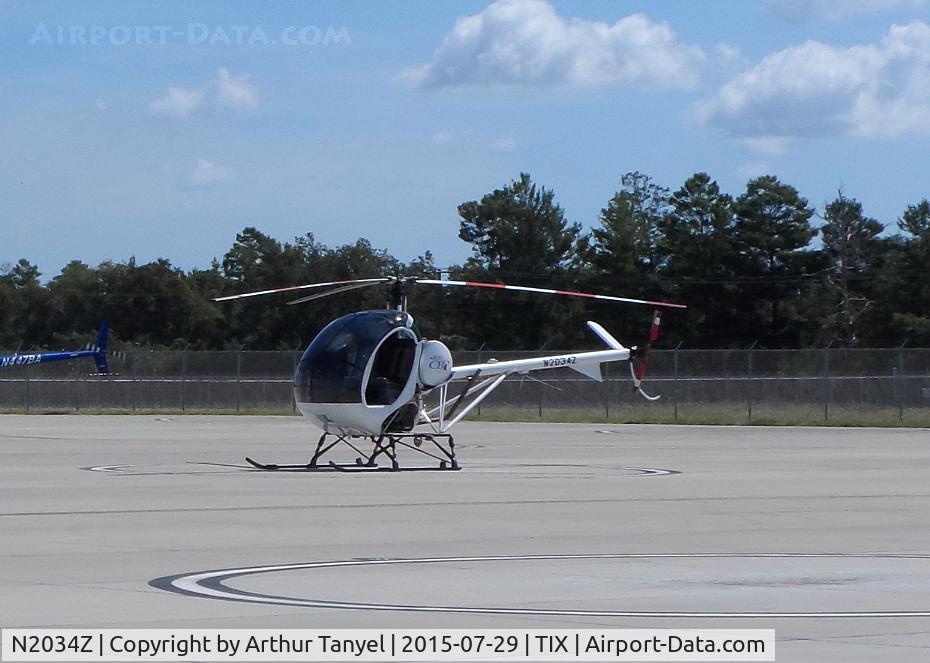 N2034Z, 2008 Schweizer 269C-1 C/N 0327, On tarmac @ TIX